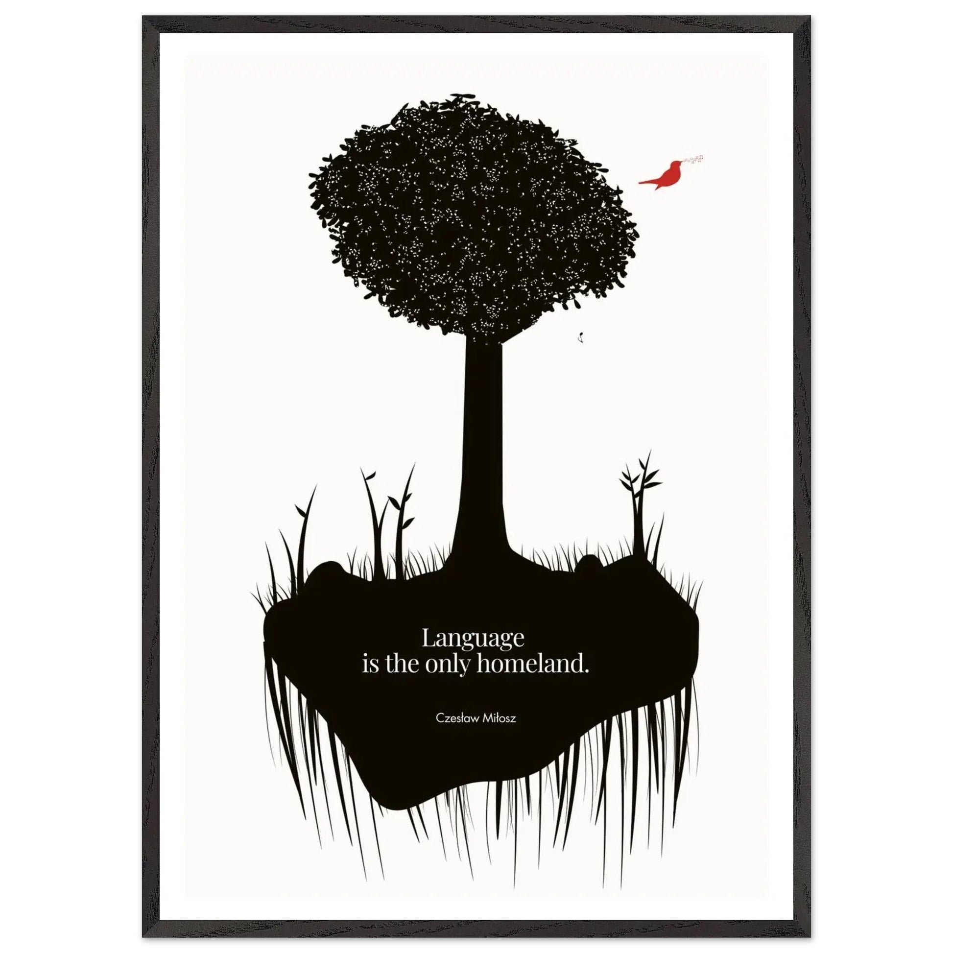 Czes?aw Mi?osz quote | Modern Wall Art-INK & FRAME STUDIO