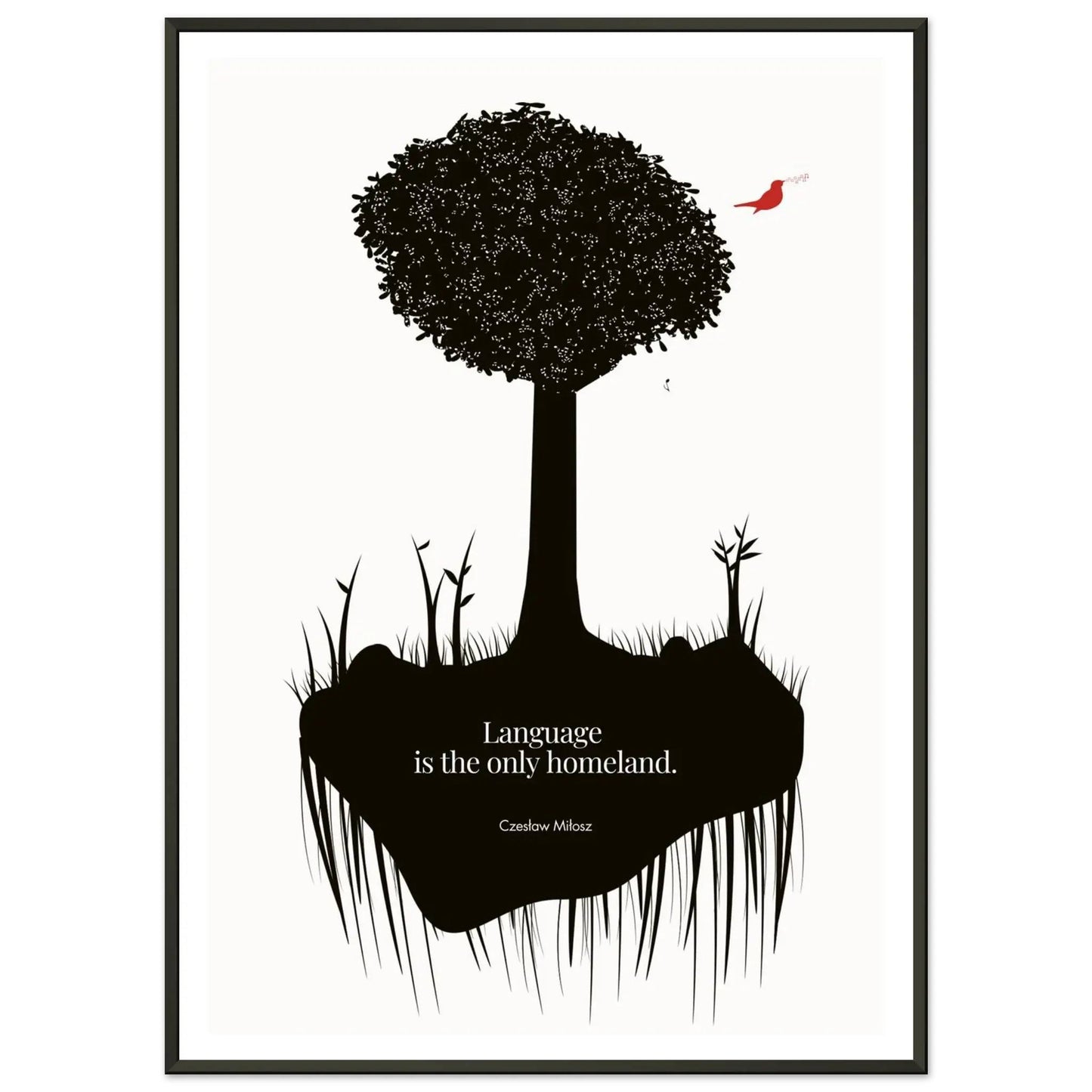 Czes?aw Mi?osz quote | Modern Wall Art-INK & FRAME STUDIO