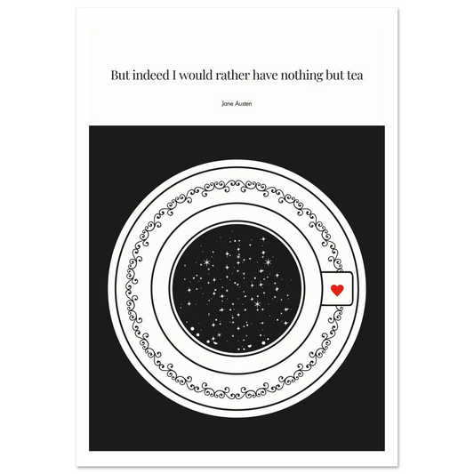 Jane Austen Quote Poster Art print-INK & FRAME STUDIO