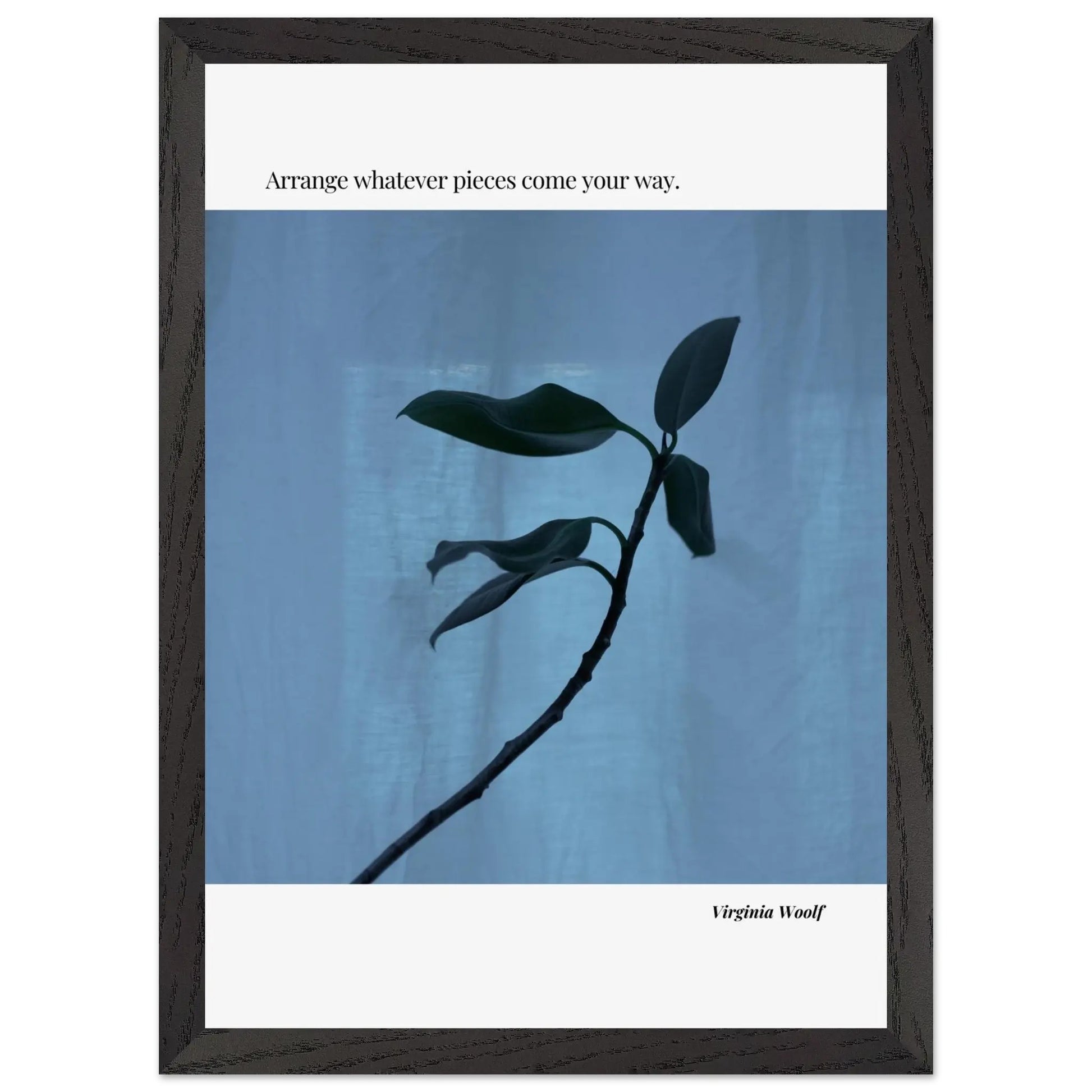 Virginia Woolf Quote Poster – Minimalist Literary Wall Art-INK & FRAME STUDIO
