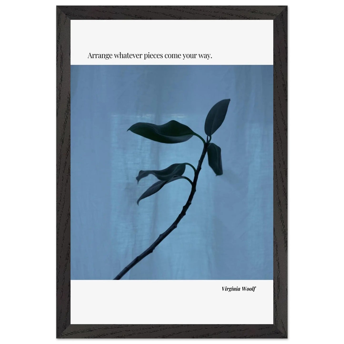 Virginia Woolf Quote Poster – Minimalist Literary Wall Art-INK & FRAME STUDIO