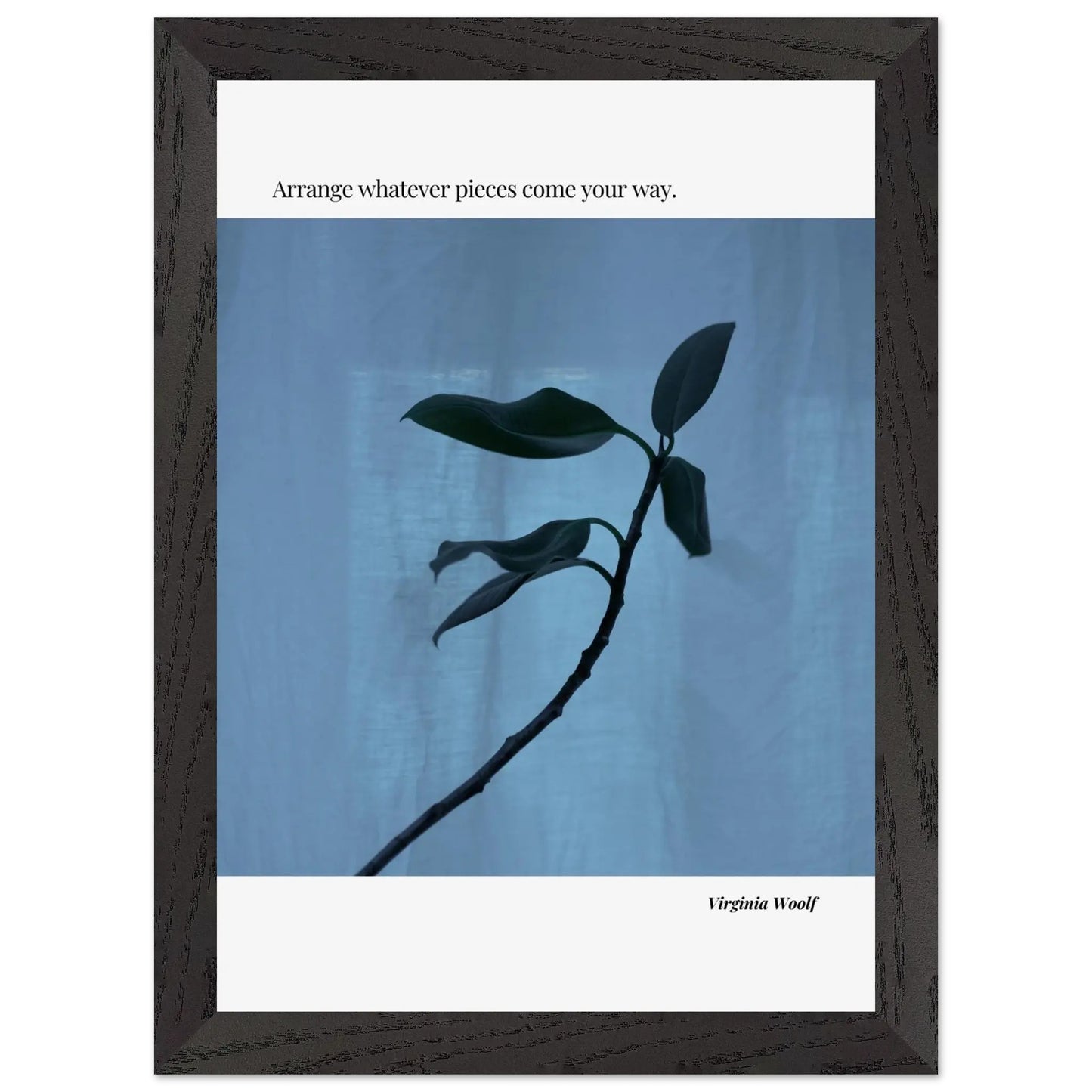 Virginia Woolf Quote Poster – Minimalist Literary Wall Art-INK & FRAME STUDIO