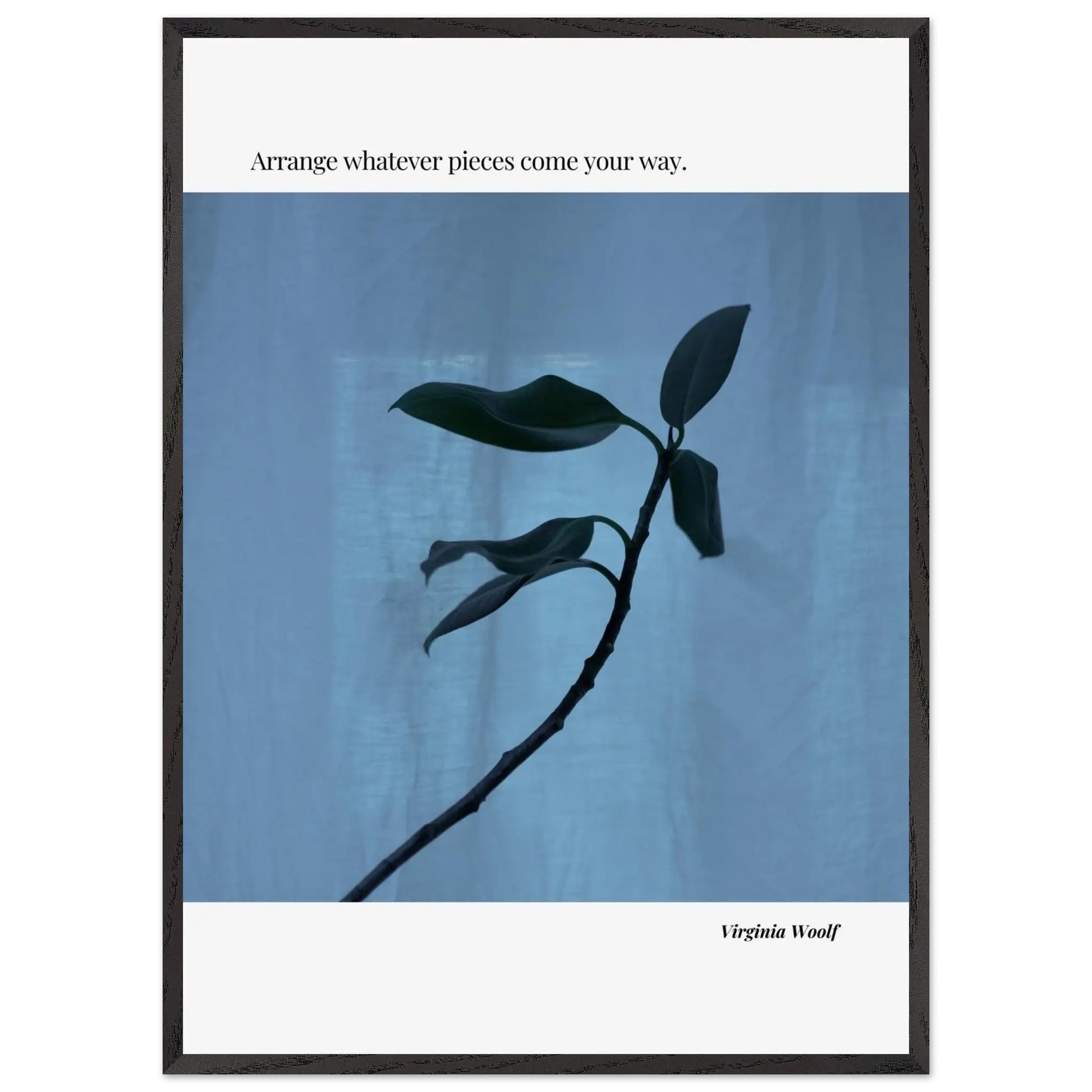 Virginia Woolf Quote Poster – Minimalist Literary Wall Art-INK & FRAME STUDIO