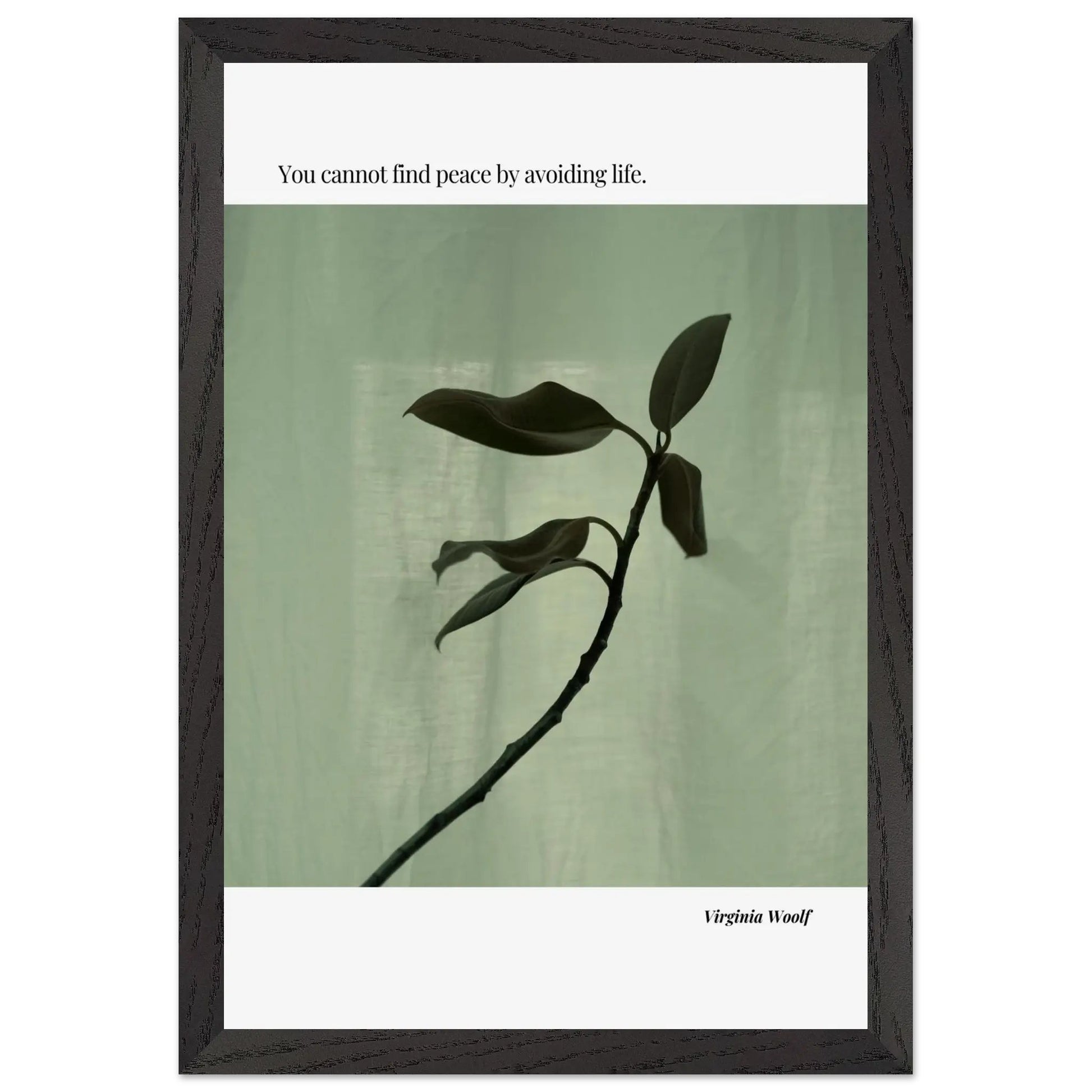 Virginia Woolf Quote Poster – Minimalist Literary Wall Art-INK & FRAME STUDIO