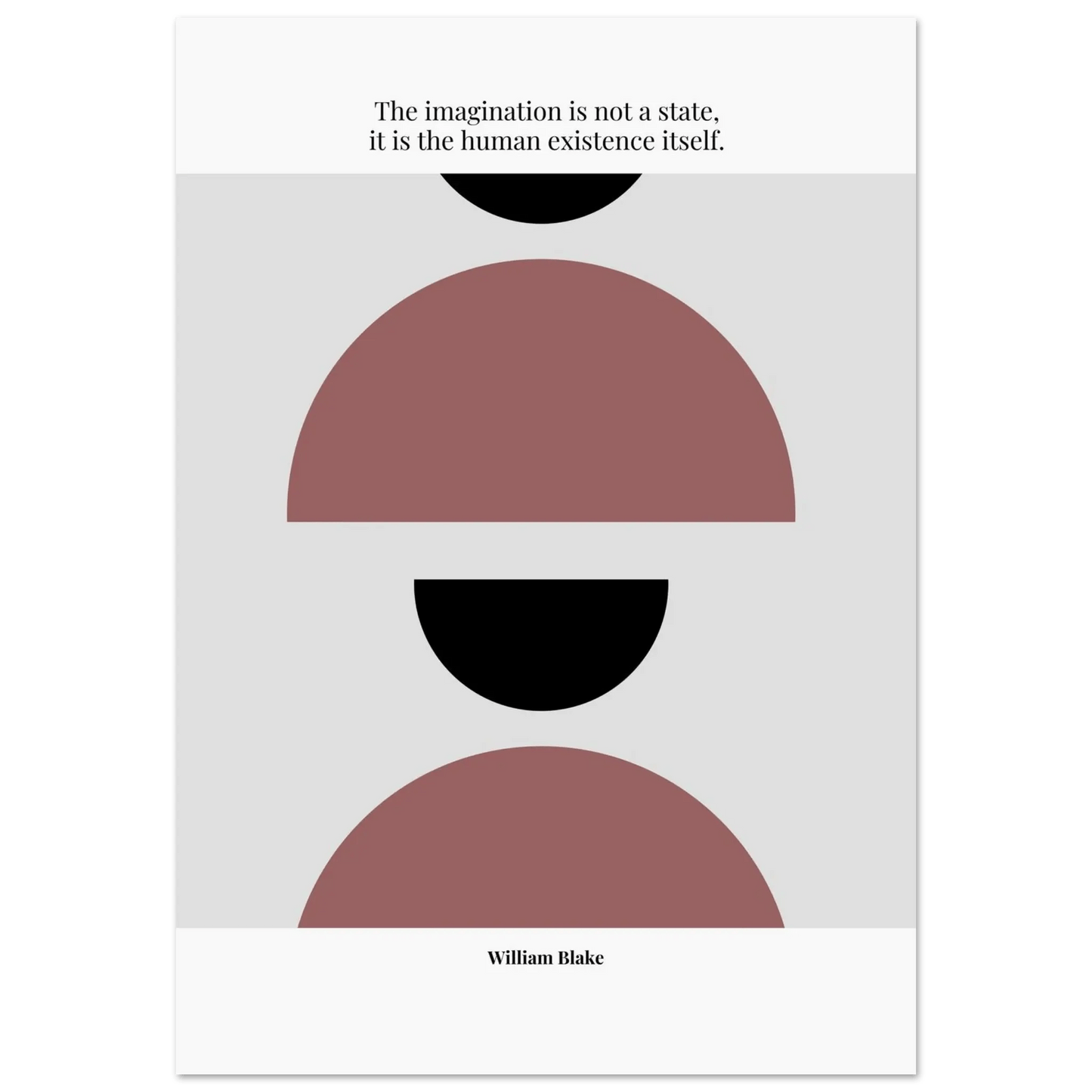 William Blake Quote Poster – Minimalist Literary Wall Art-INK & FRAME STUDIO