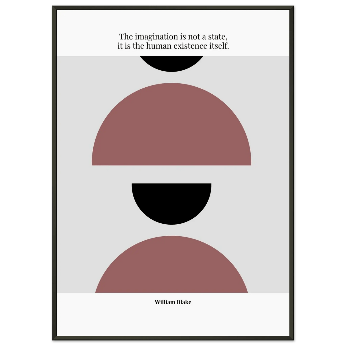 William Blake Quote Poster – Minimalist Literary Wall Art-INK & FRAME STUDIO