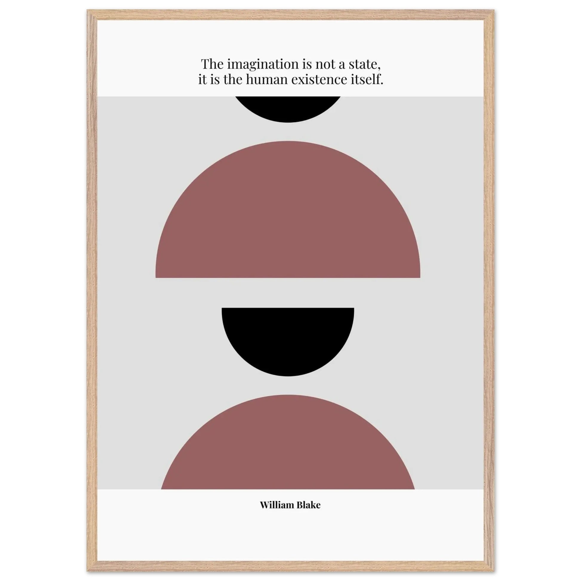 William Blake Quote Poster – Minimalist Literary Wall Art-INK & FRAME STUDIO