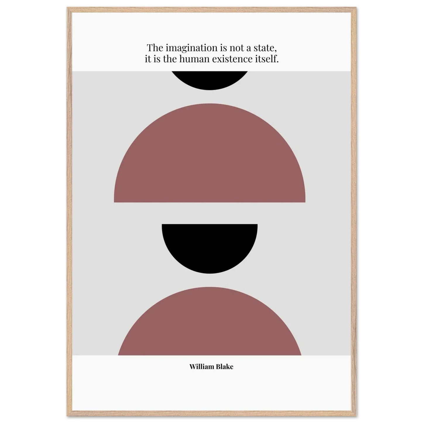 William Blake Quote Poster – Minimalist Literary Wall Art-INK & FRAME STUDIO