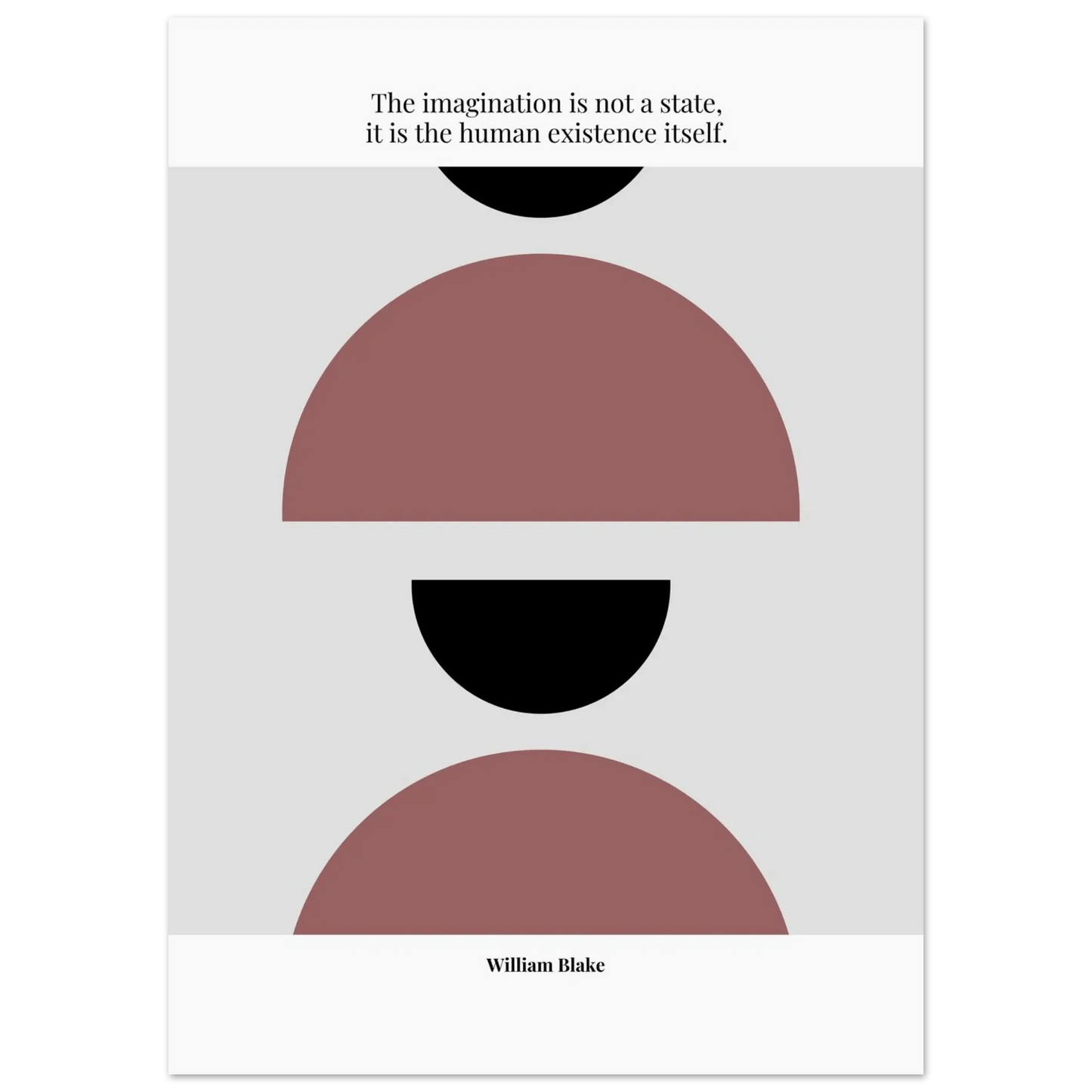 William Blake Quote Poster – Minimalist Literary Wall Art-INK & FRAME STUDIO