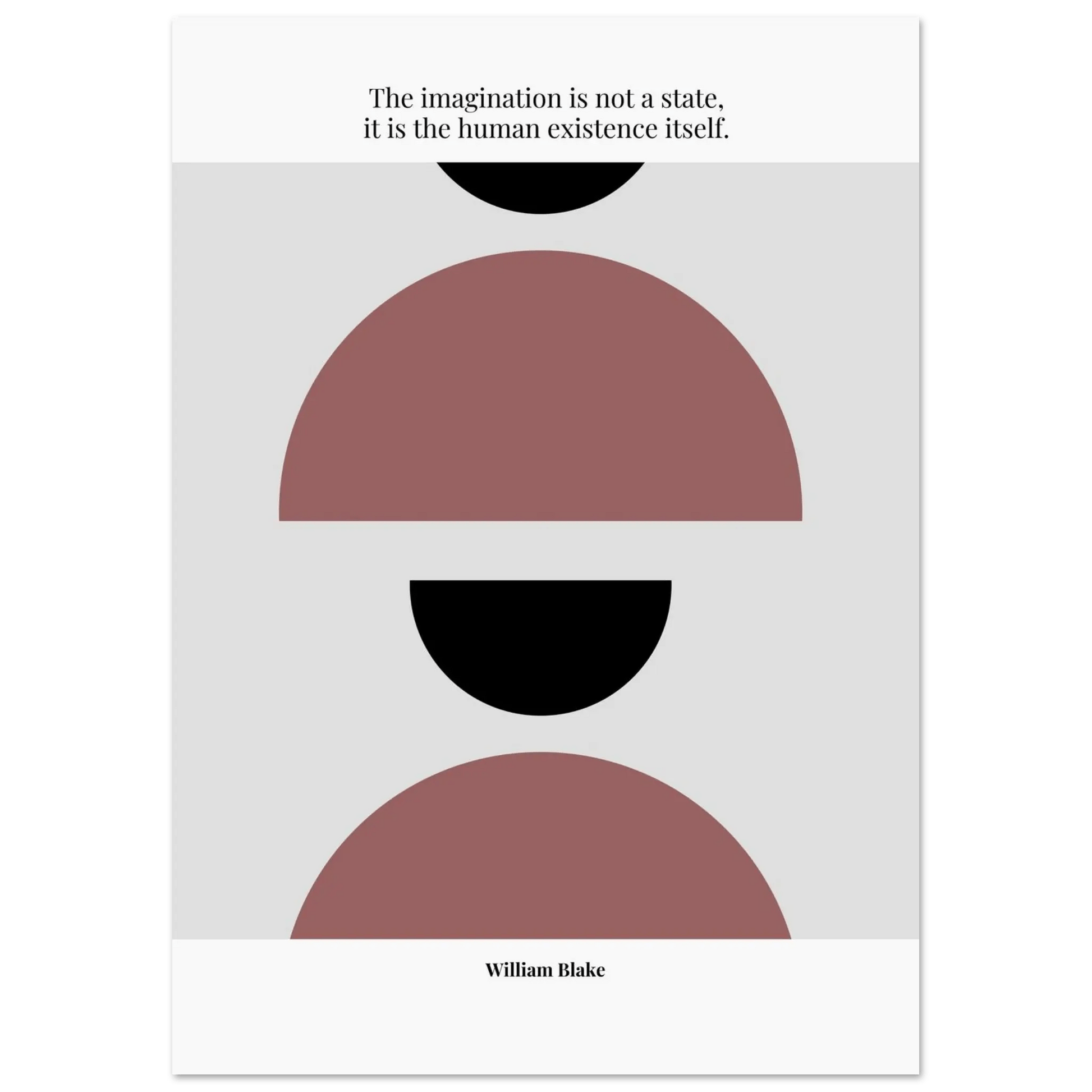 William Blake Quote Poster – Minimalist Literary Wall Art-INK & FRAME STUDIO