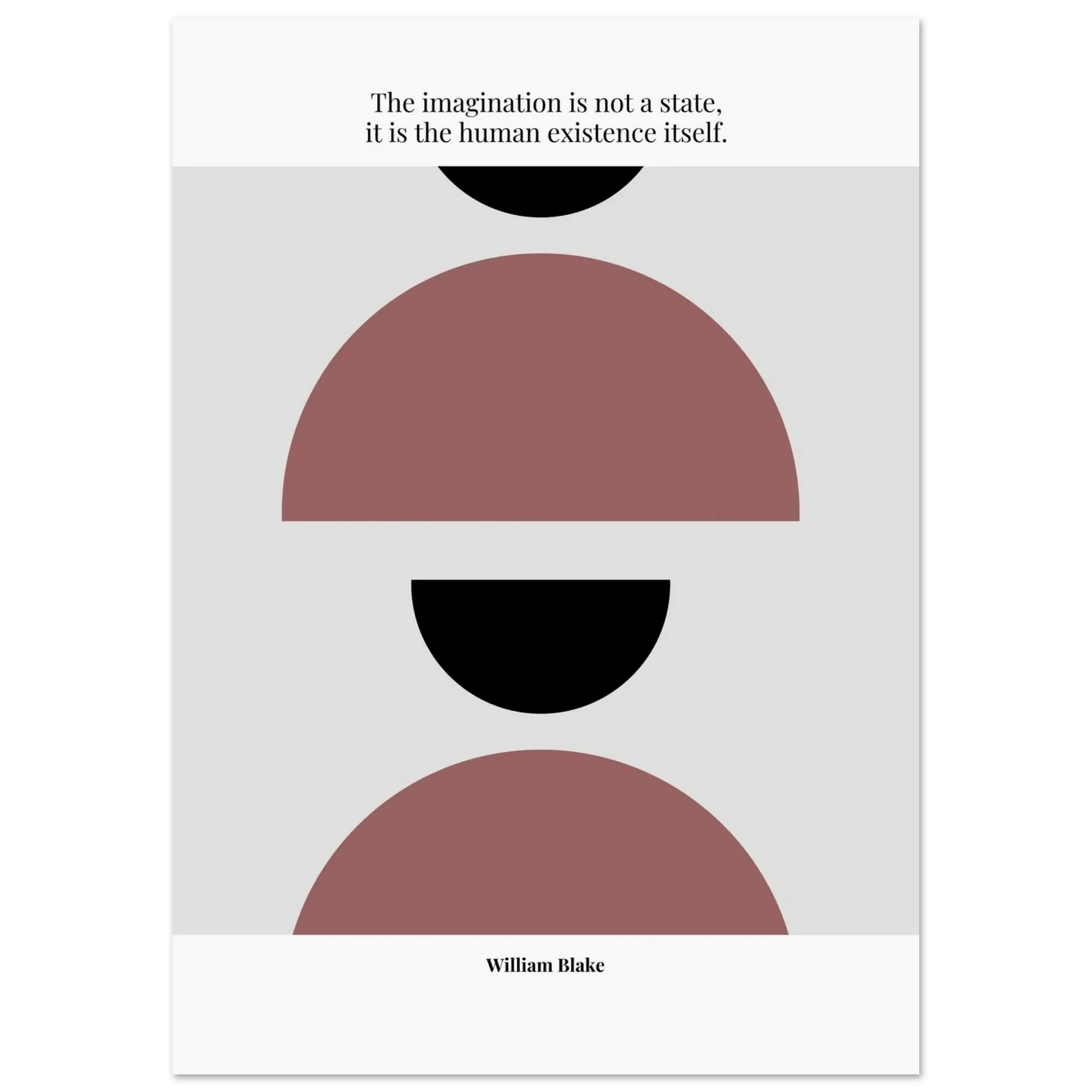 William Blake Quote Poster – Minimalist Literary Wall Art-INK & FRAME STUDIO