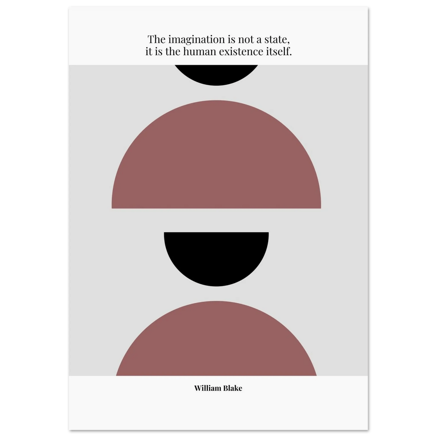 William Blake Quote Poster – Minimalist Literary Wall Art-INK & FRAME STUDIO