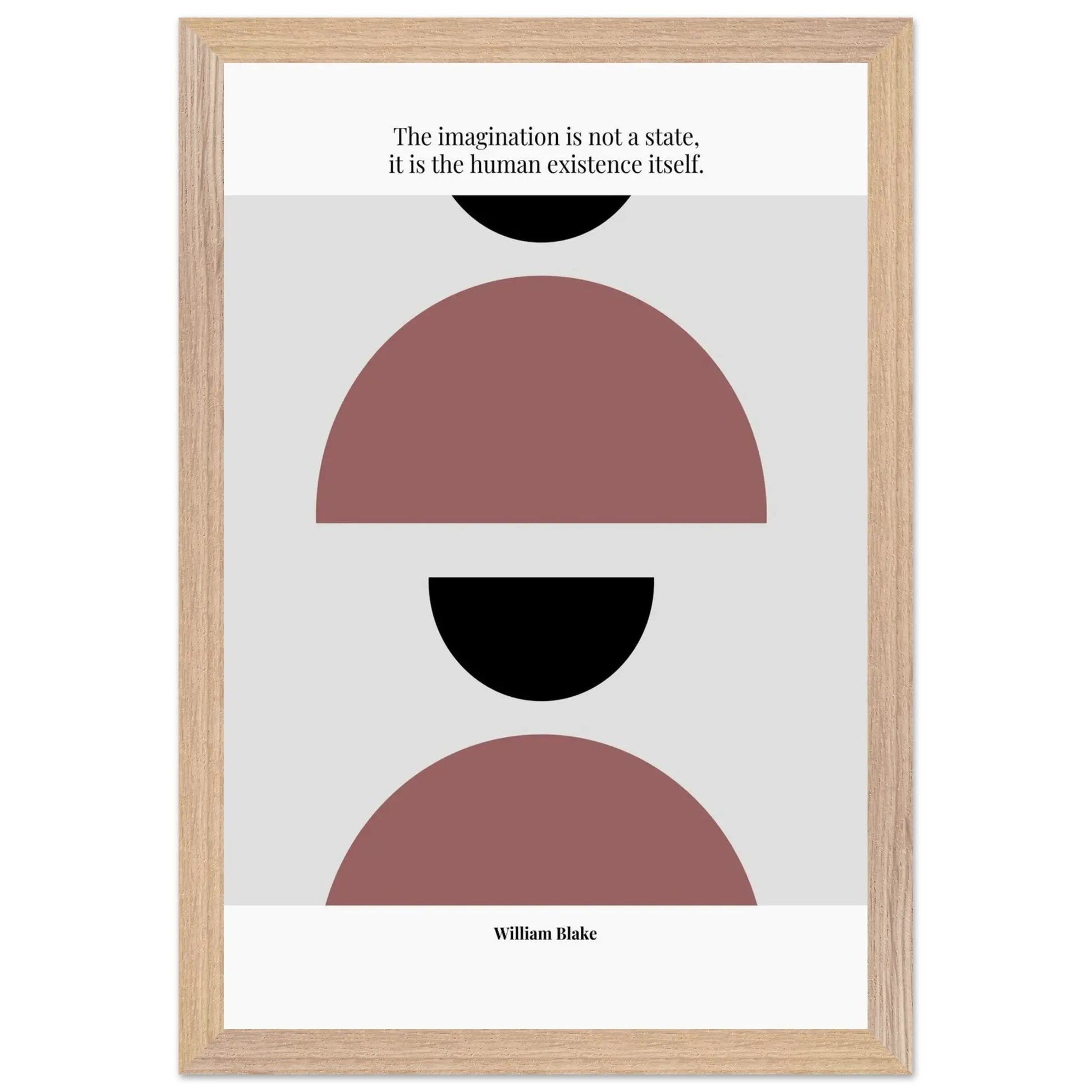 William Blake Quote Poster – Minimalist Literary Wall Art-INK & FRAME STUDIO
