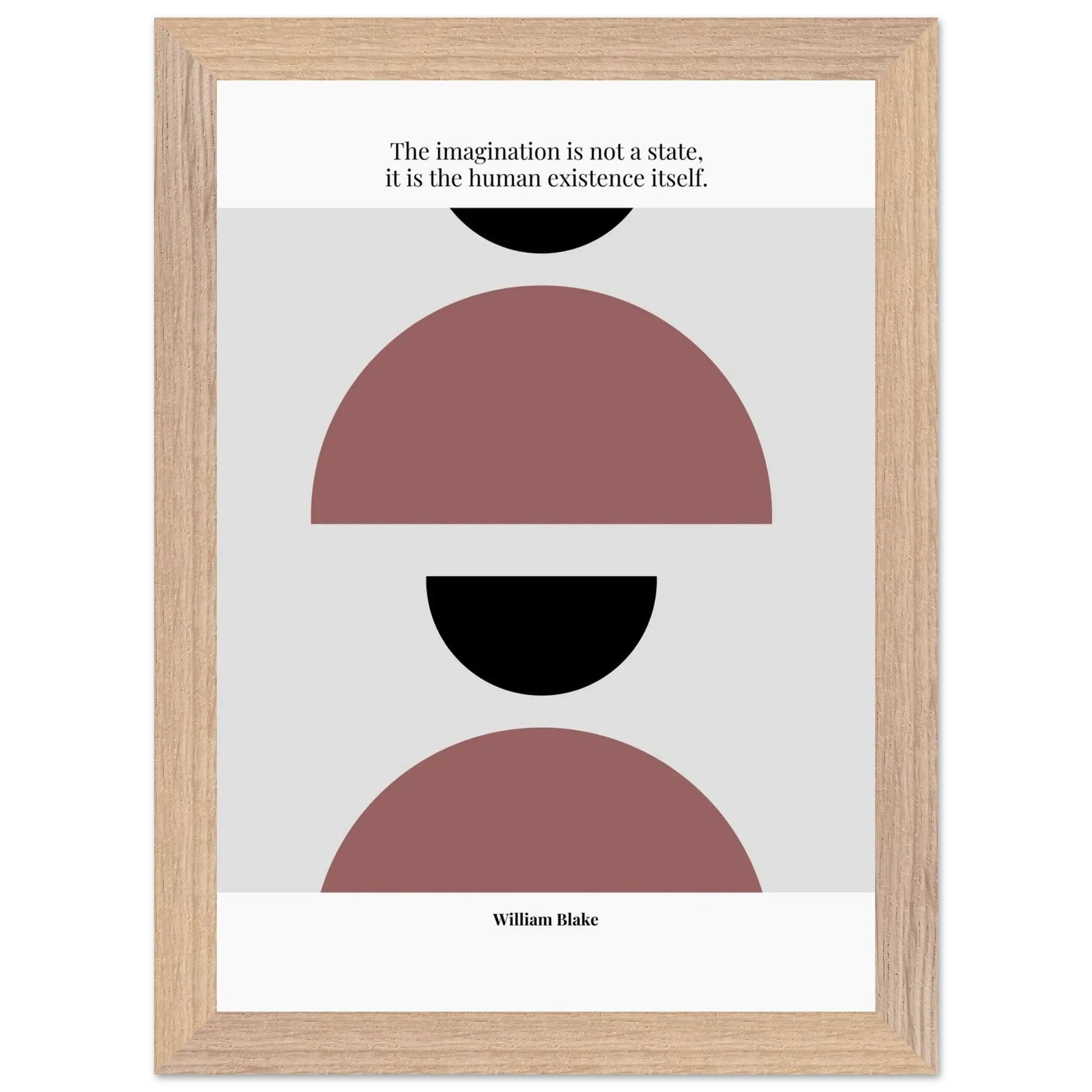 William Blake Quote Poster – Minimalist Literary Wall Art-INK & FRAME STUDIO