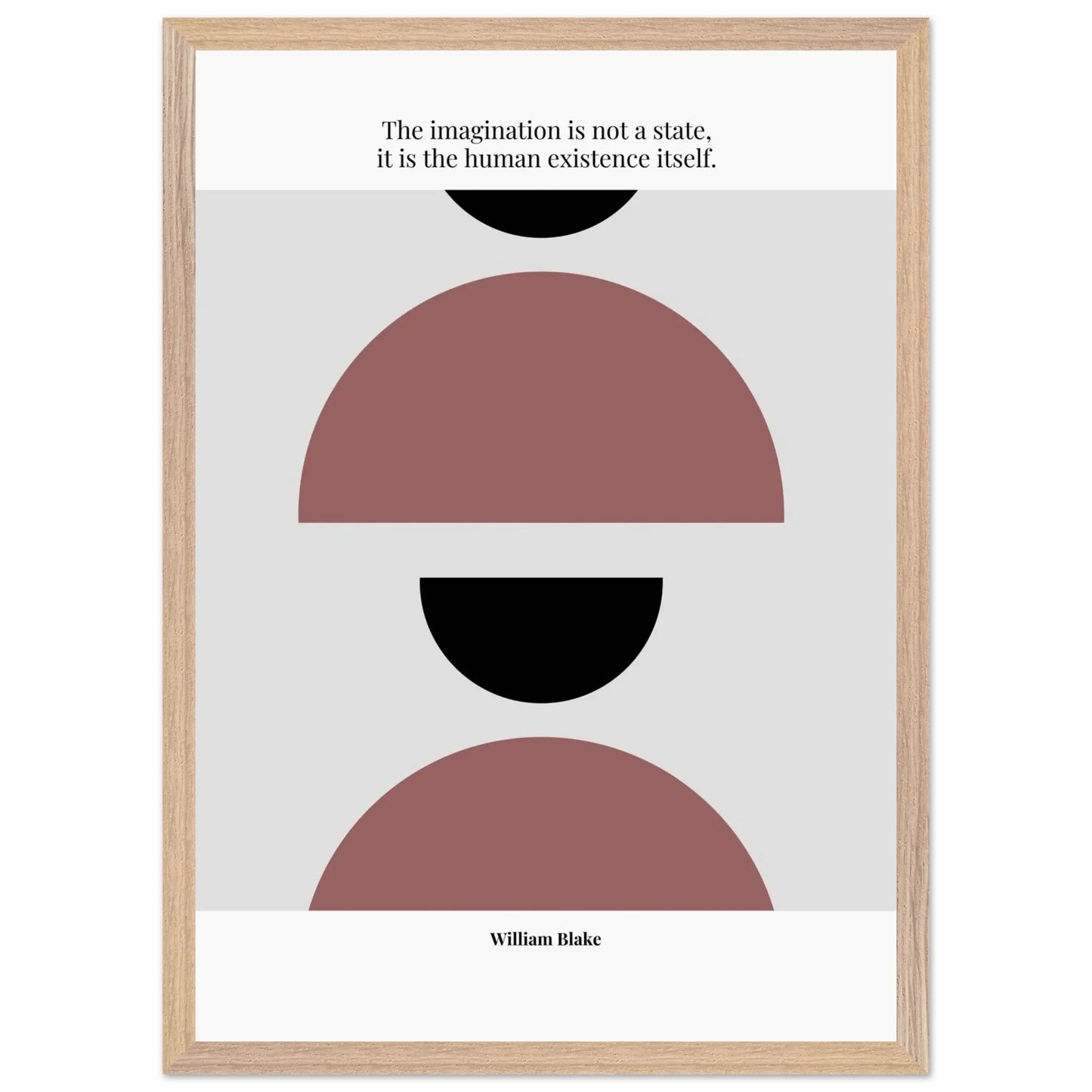 William Blake Quote Poster – Minimalist Literary Wall Art-INK & FRAME STUDIO