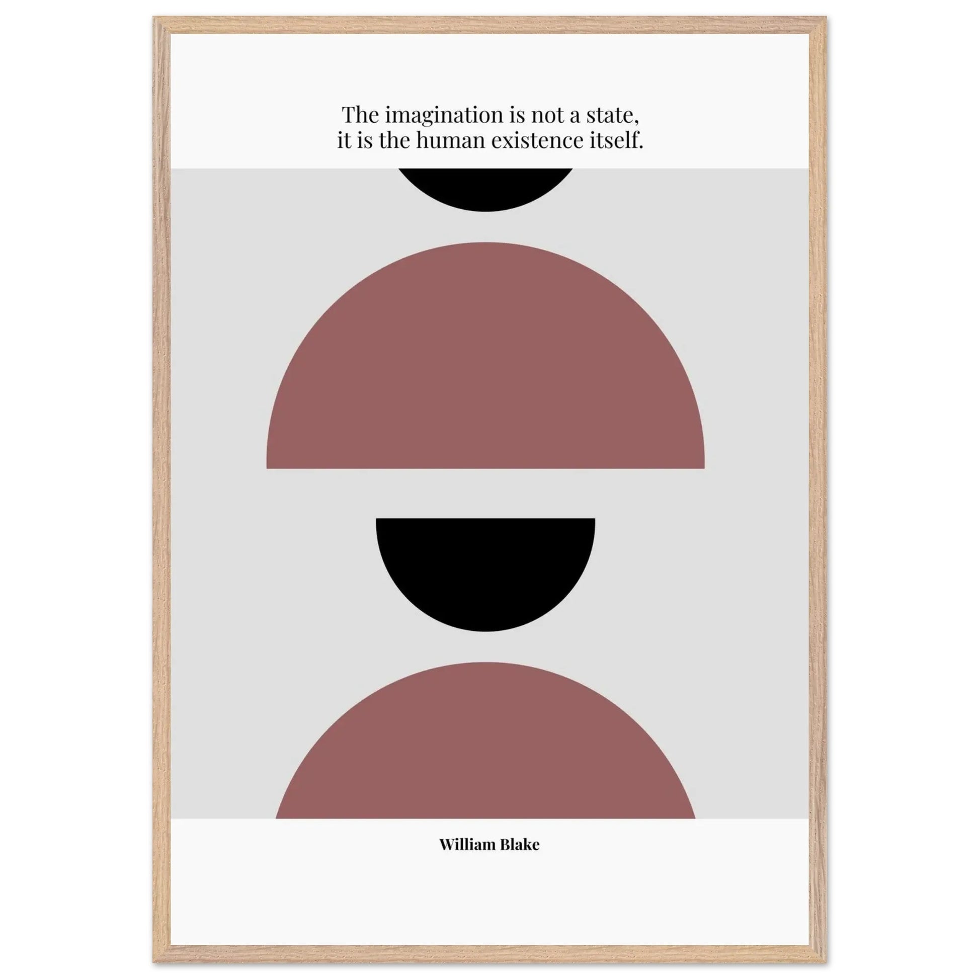 William Blake Quote Poster – Minimalist Literary Wall Art-INK & FRAME STUDIO