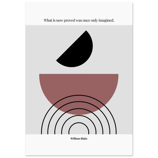 William Blake Quote  – Minimalist wall Decor-INK & FRAME STUDIO