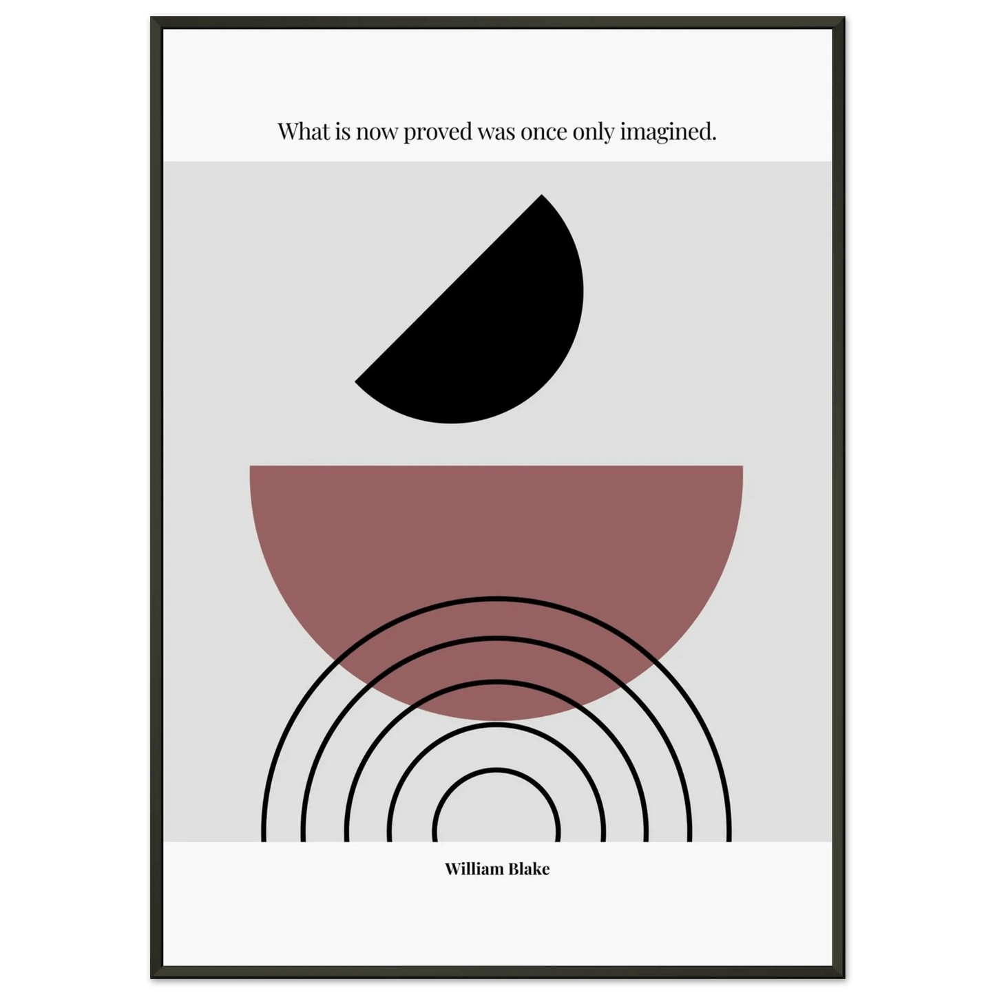 William Blake Quote  – Minimalist wall Decor-INK & FRAME STUDIO