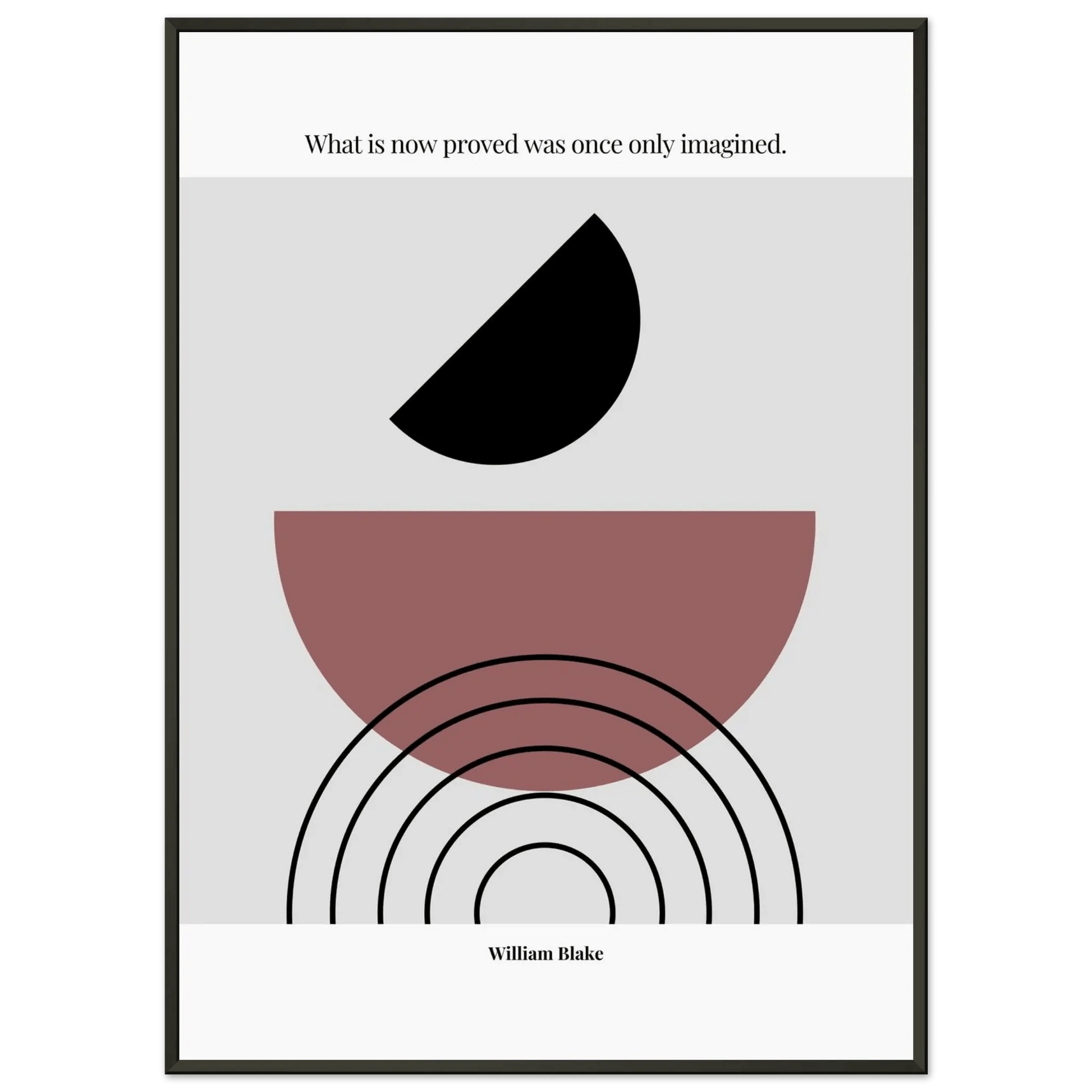 William Blake Quote  – Minimalist wall Decor-INK & FRAME STUDIO