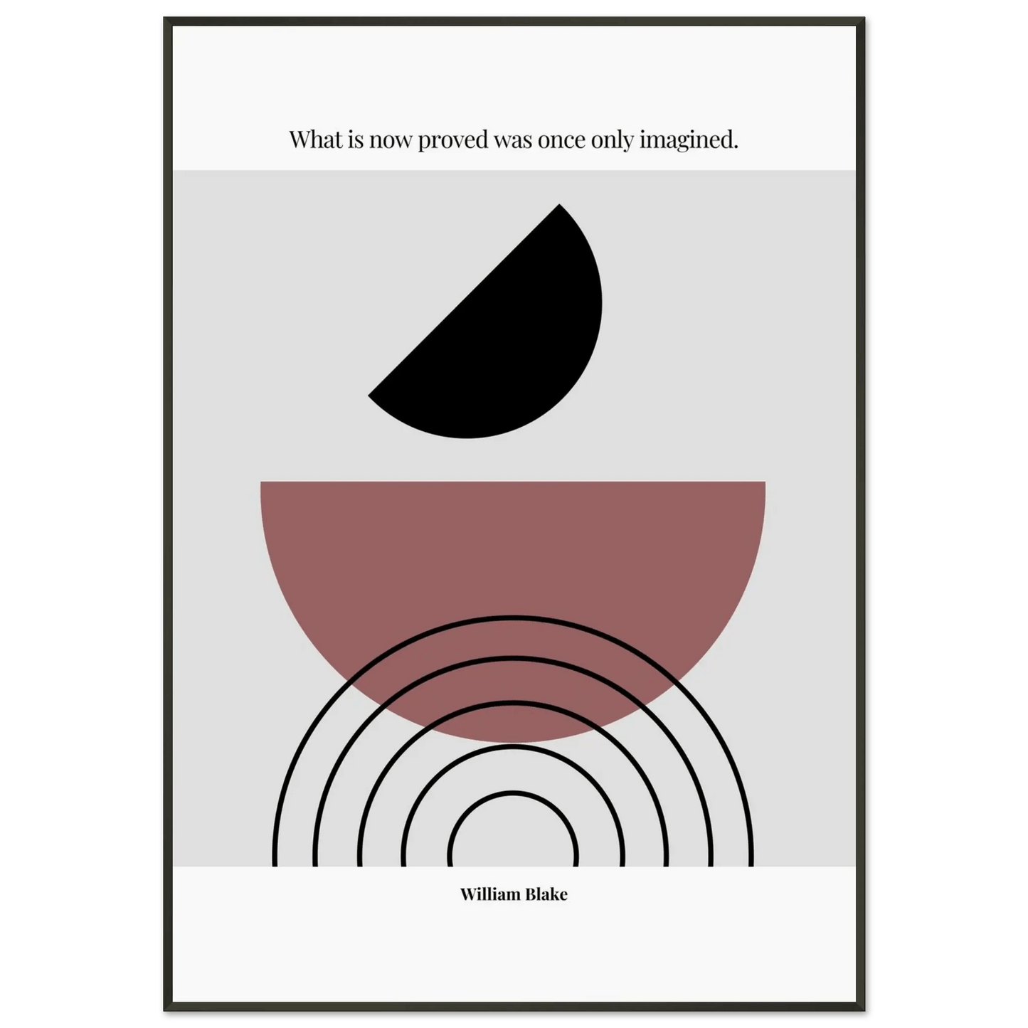 William Blake Quote  – Minimalist wall Decor-INK & FRAME STUDIO