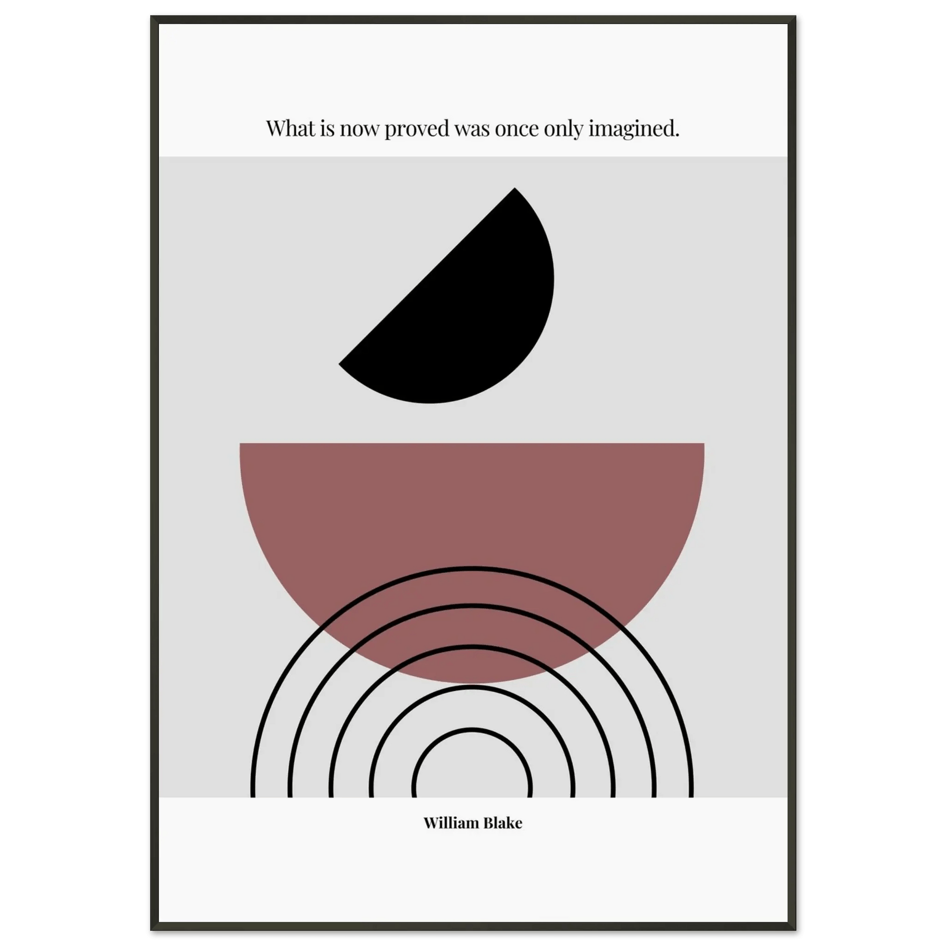 William Blake Quote  – Minimalist wall Decor-INK & FRAME STUDIO