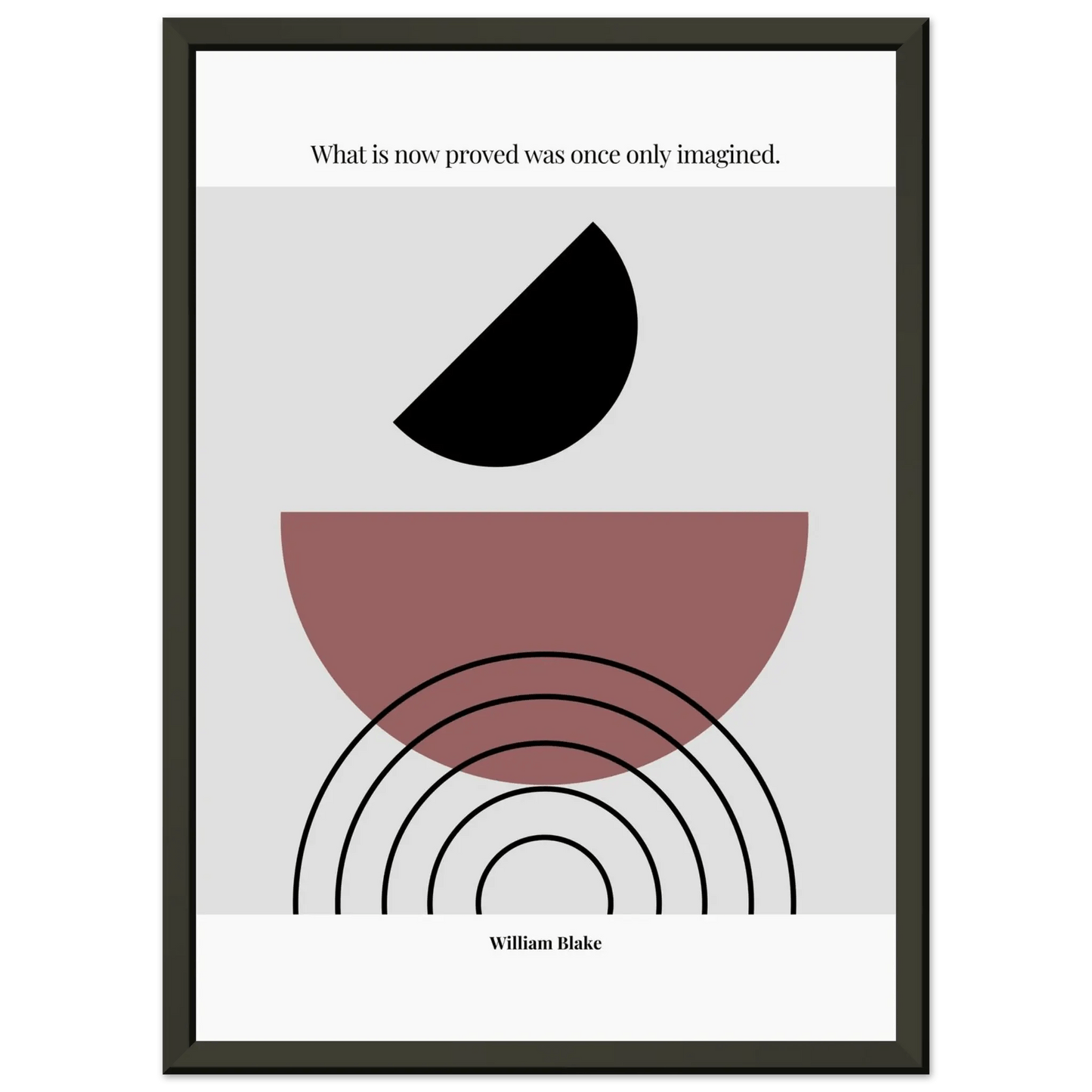 William Blake Quote  – Minimalist wall Decor-INK & FRAME STUDIO