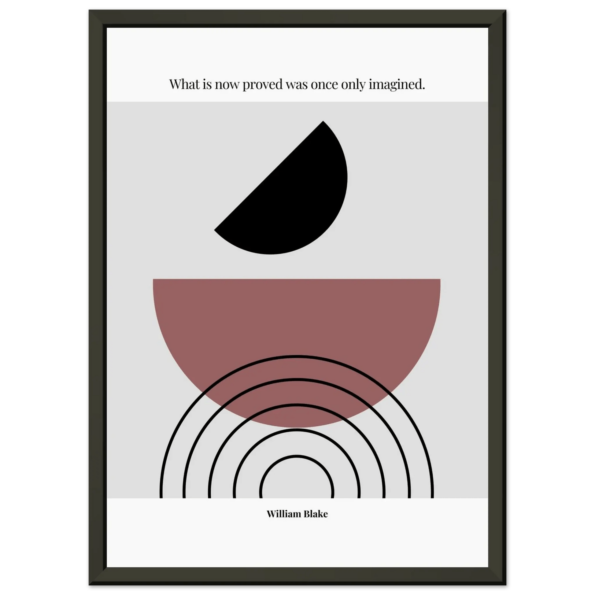 William Blake Quote  – Minimalist wall Decor-INK & FRAME STUDIO