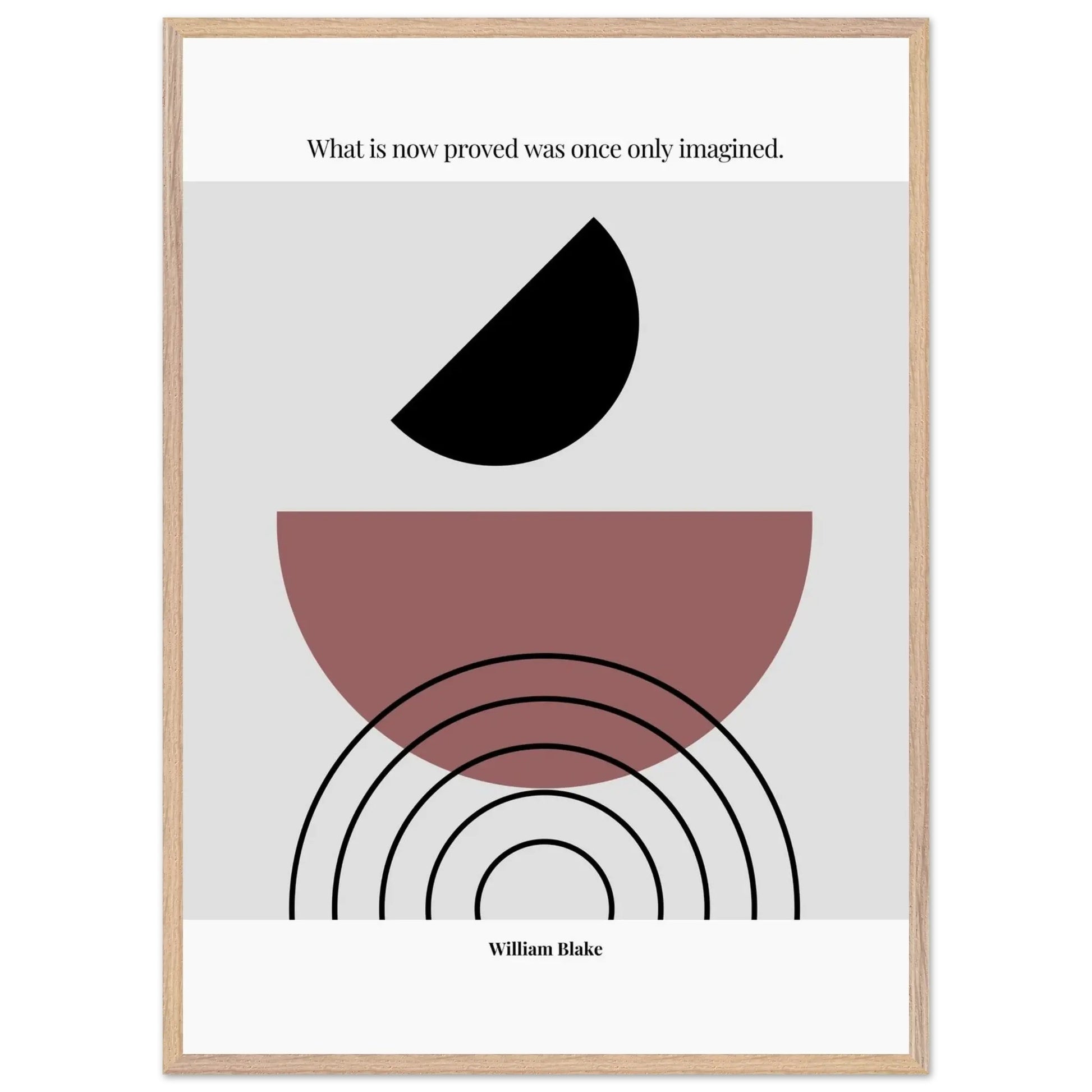 William Blake Quote  – Minimalist wall Decor-INK & FRAME STUDIO