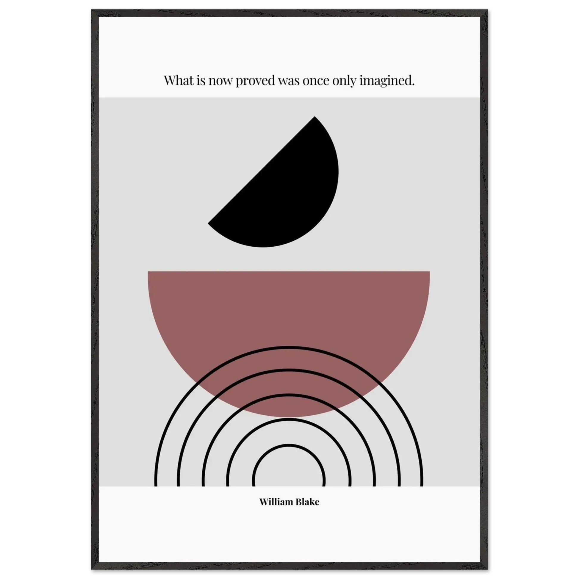 William Blake Quote  – Minimalist wall Decor-INK & FRAME STUDIO