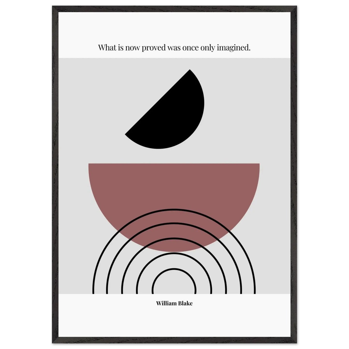 William Blake Quote  – Minimalist wall Decor-INK & FRAME STUDIO