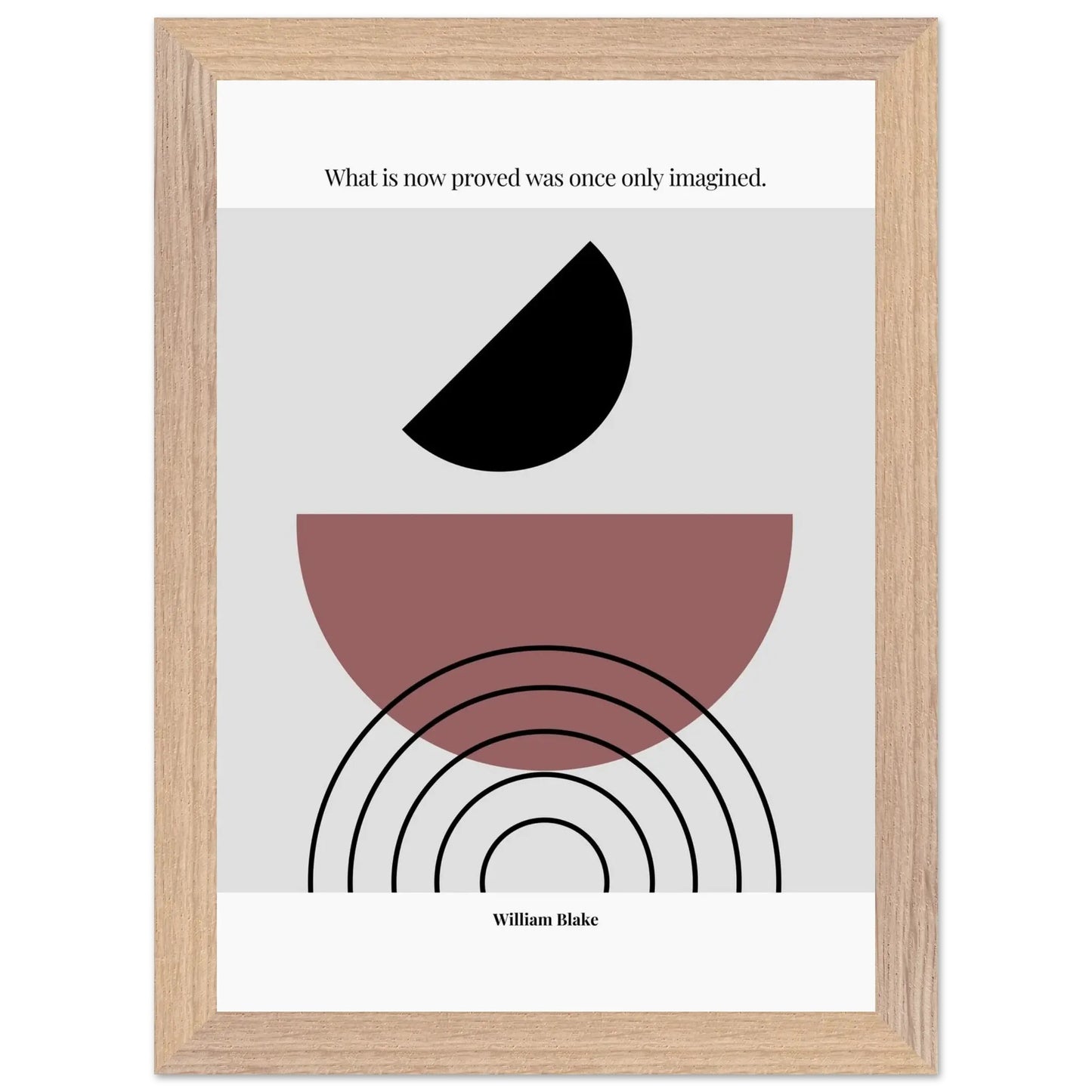 William Blake Quote  – Minimalist wall Decor-INK & FRAME STUDIO