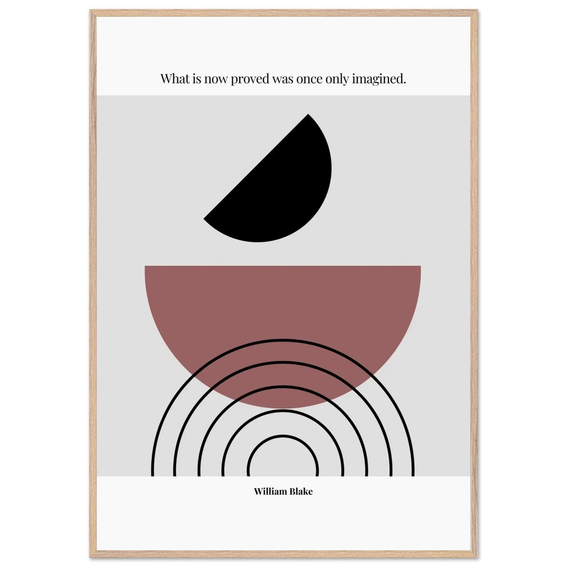 William Blake Quote  – Minimalist wall Decor-INK & FRAME STUDIO