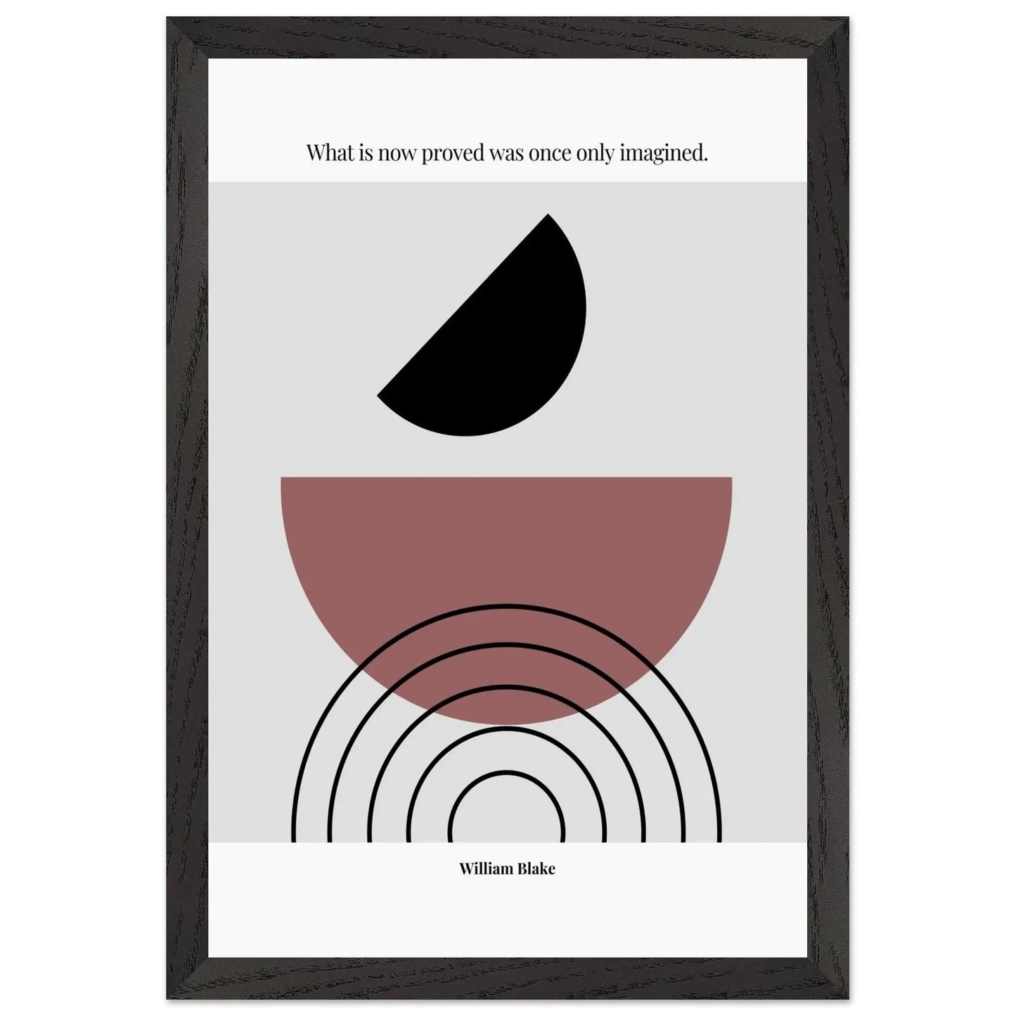 William Blake Quote  – Minimalist wall Decor-INK & FRAME STUDIO