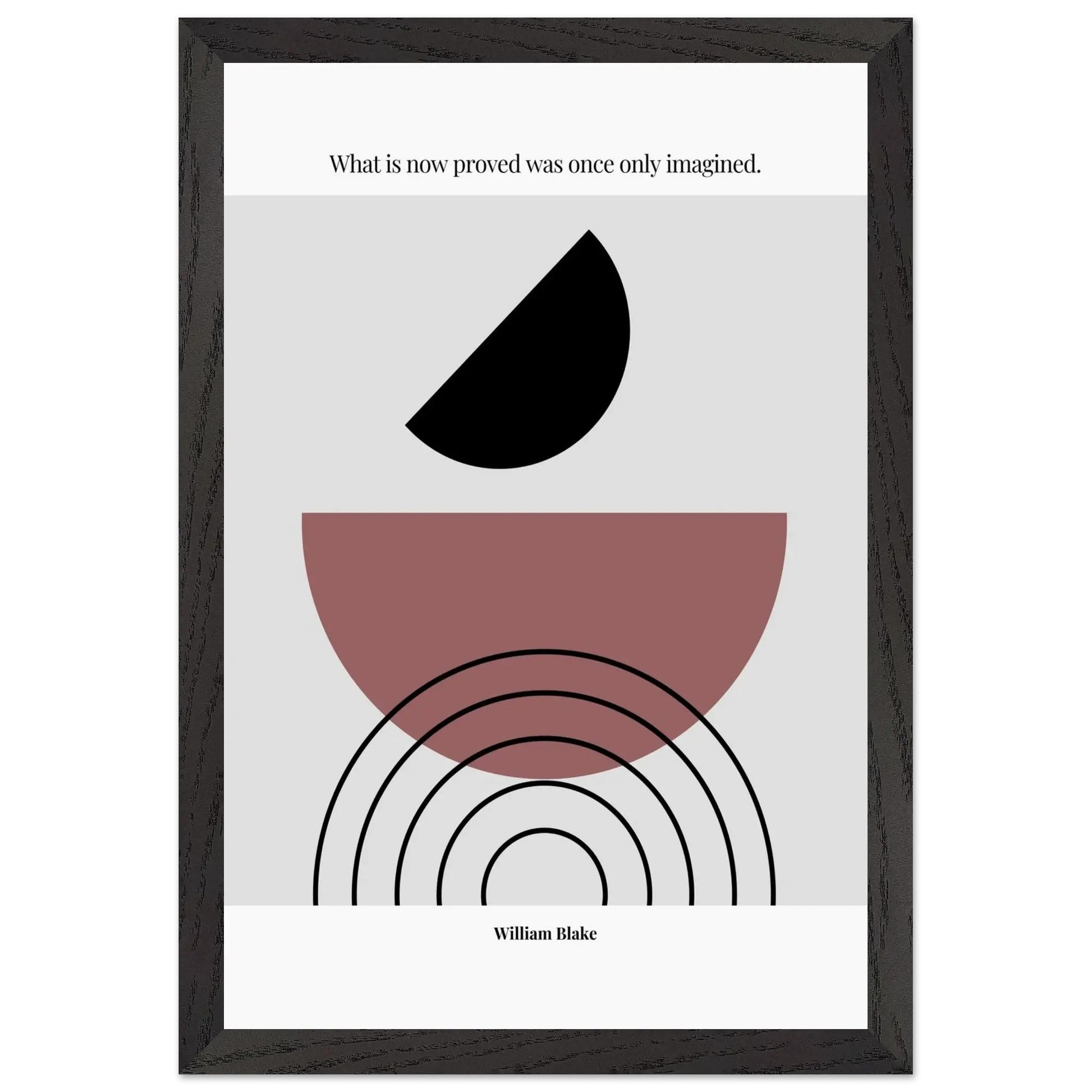 William Blake Quote  – Minimalist wall Decor-INK & FRAME STUDIO