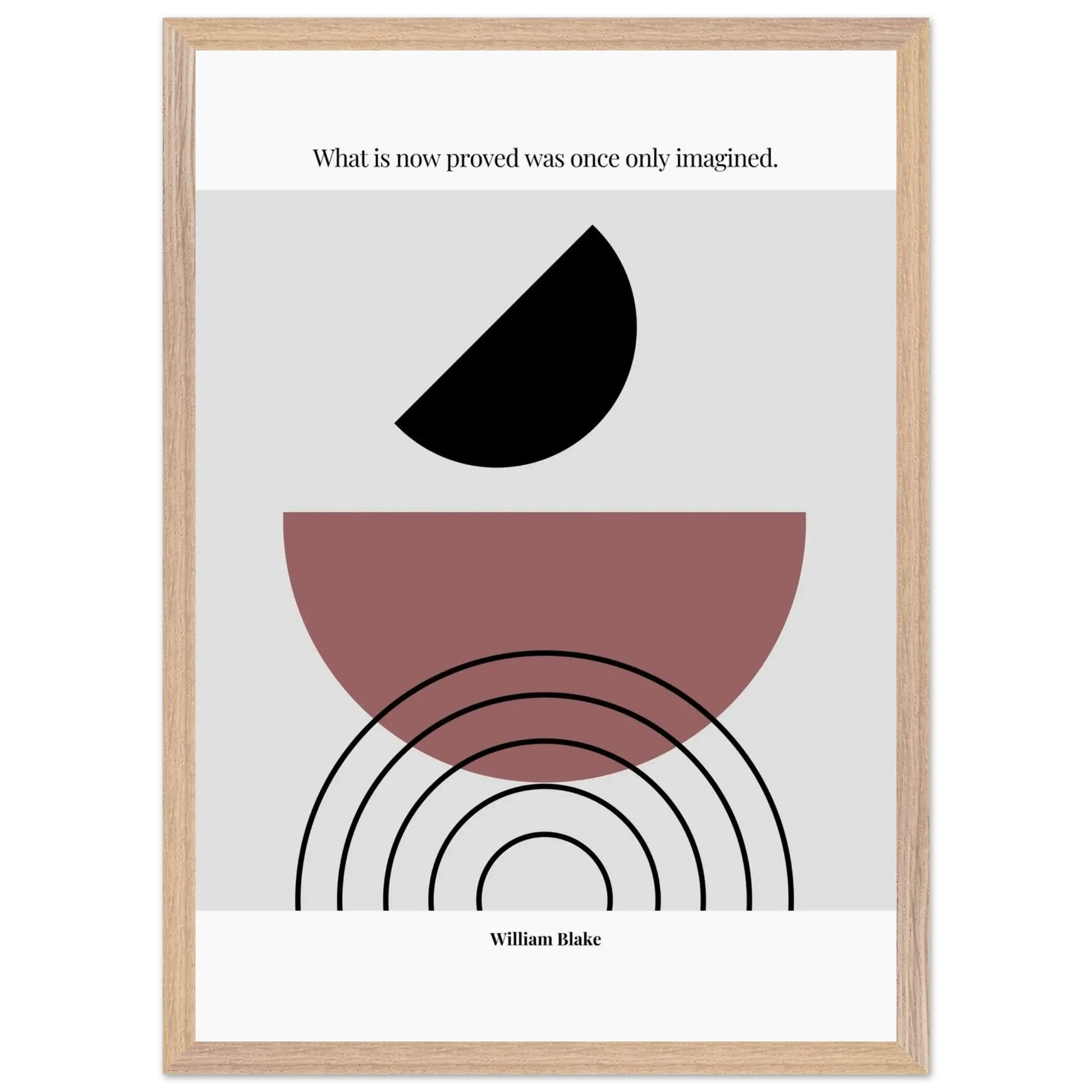 William Blake Quote  – Minimalist wall Decor-INK & FRAME STUDIO