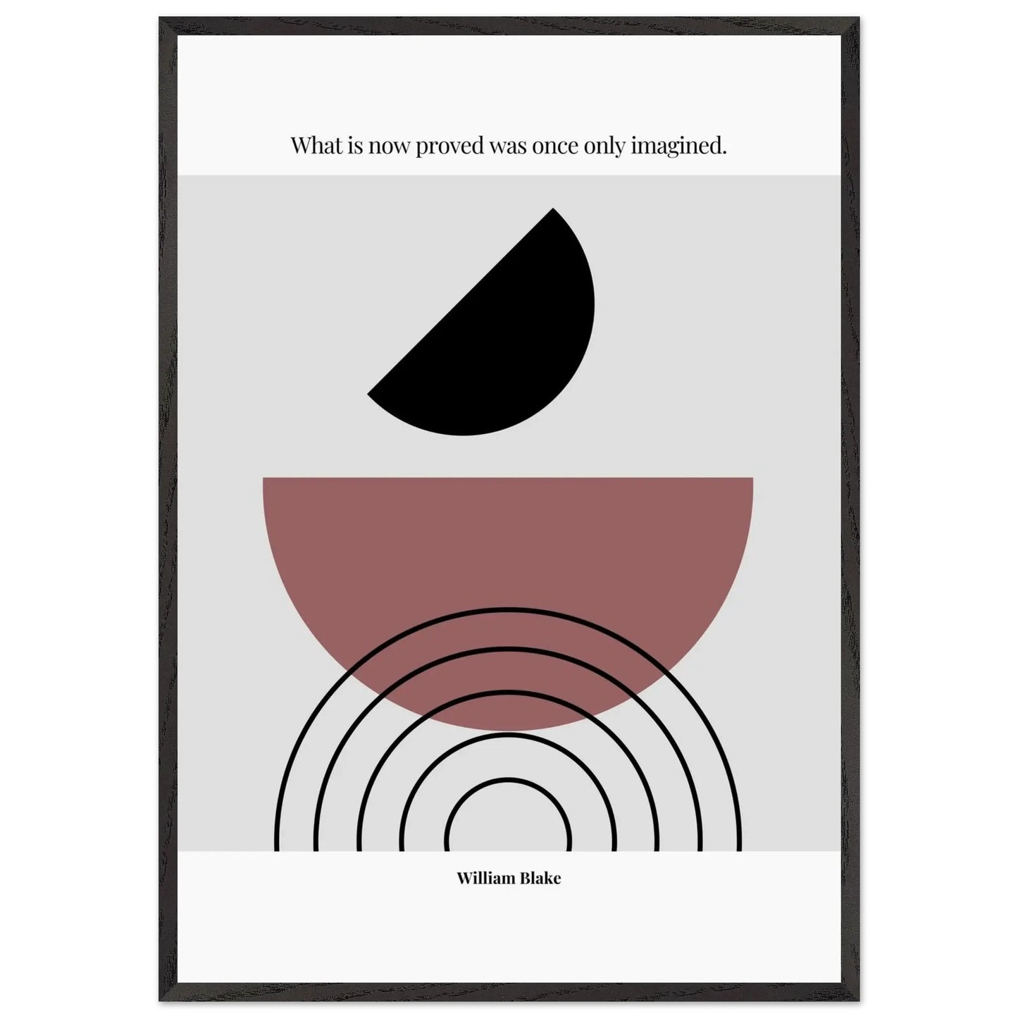 William Blake Quote  – Minimalist wall Decor-INK & FRAME STUDIO