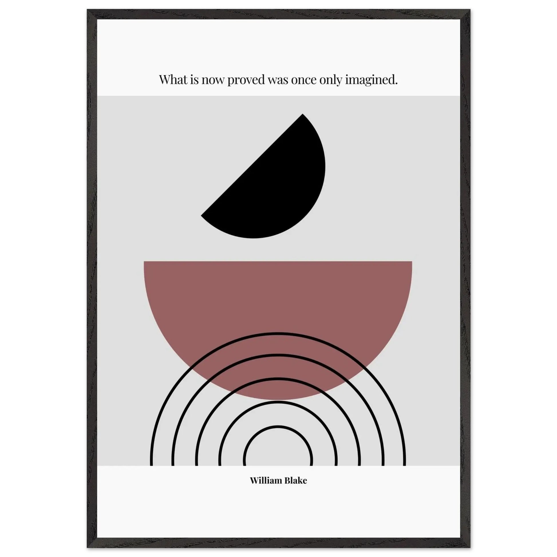 William Blake Quote  – Minimalist wall Decor-INK & FRAME STUDIO