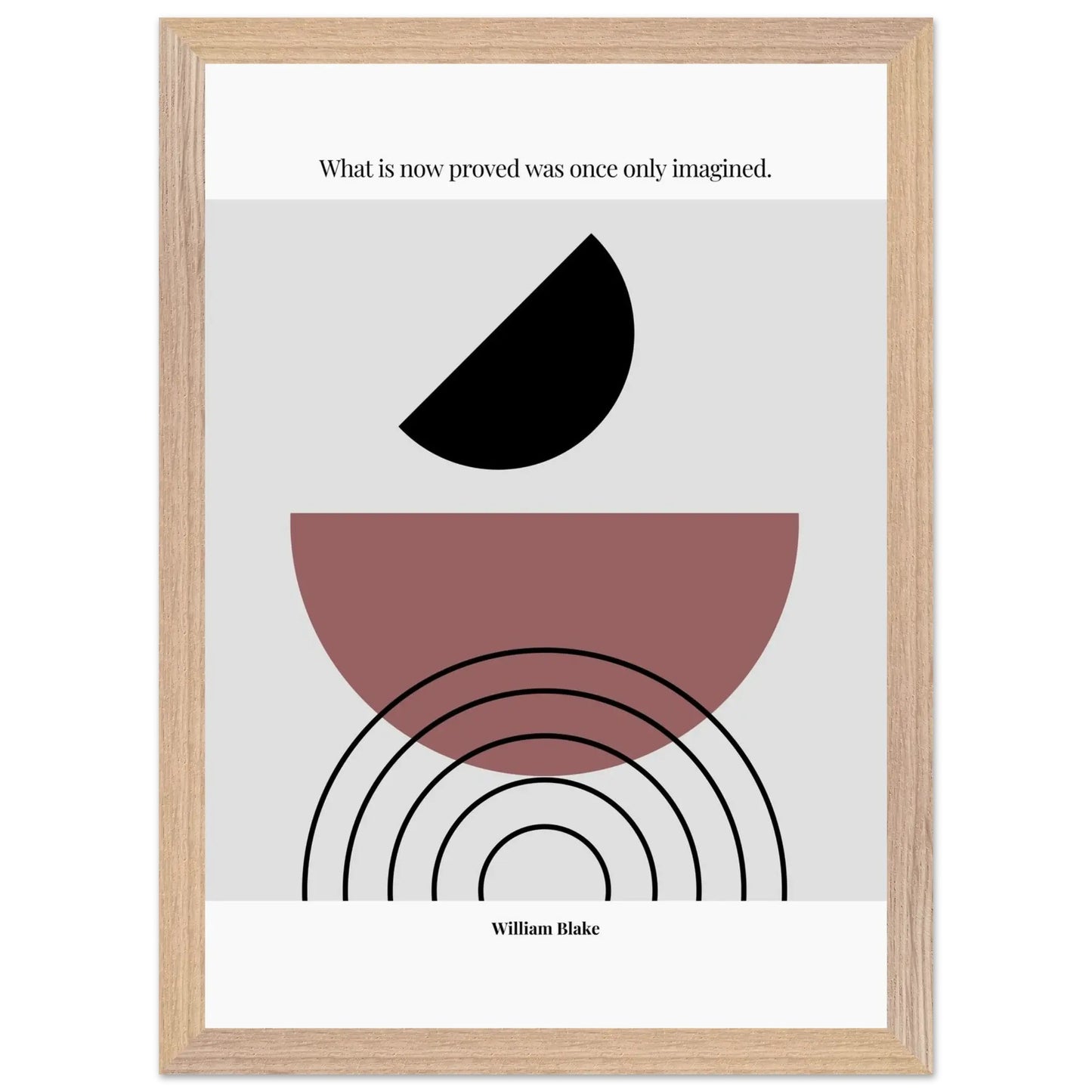 William Blake Quote  – Minimalist wall Decor-INK & FRAME STUDIO