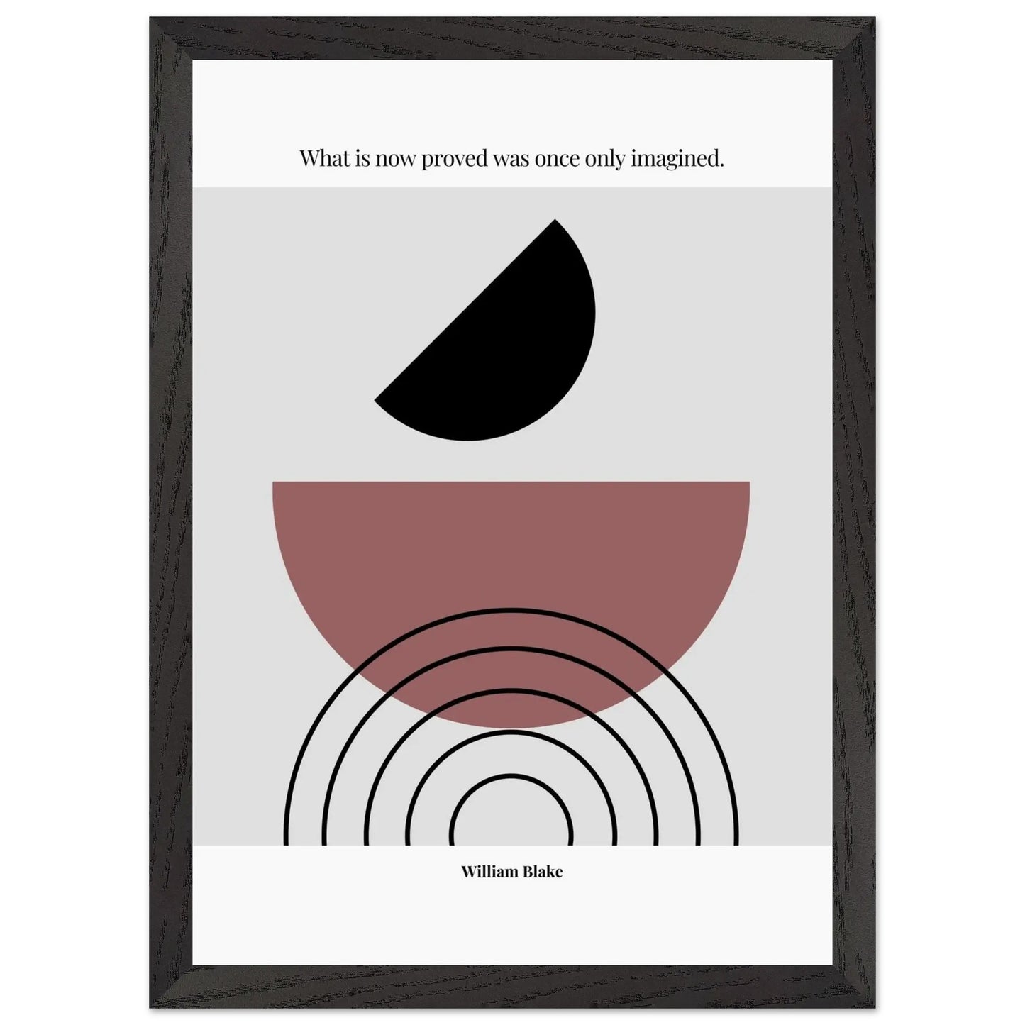 William Blake Quote  – Minimalist wall Decor-INK & FRAME STUDIO