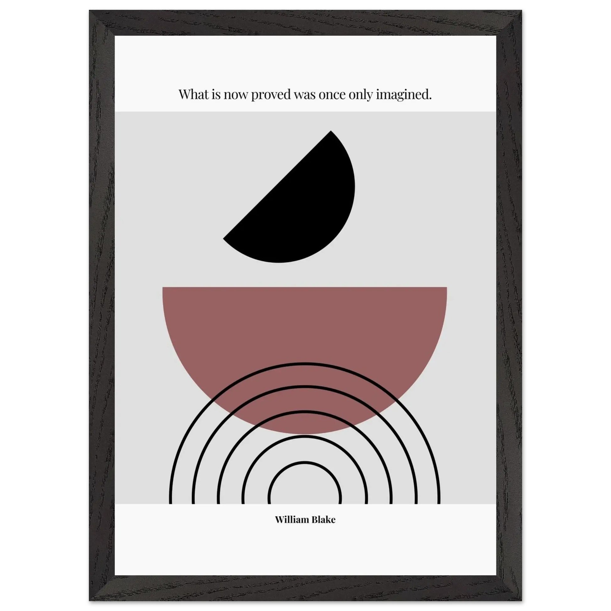 William Blake Quote  – Minimalist wall Decor-INK & FRAME STUDIO