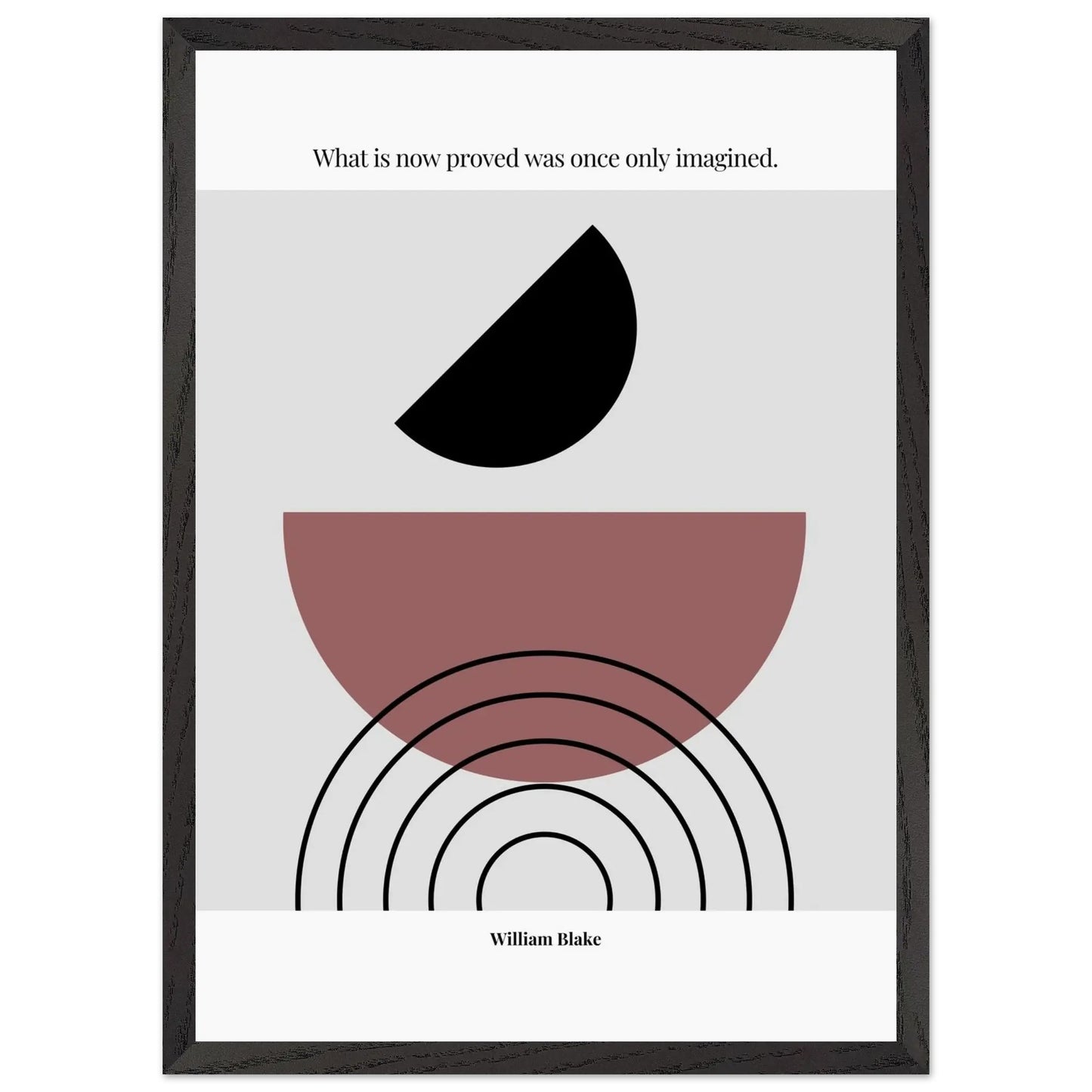 William Blake Quote  – Minimalist wall Decor-INK & FRAME STUDIO