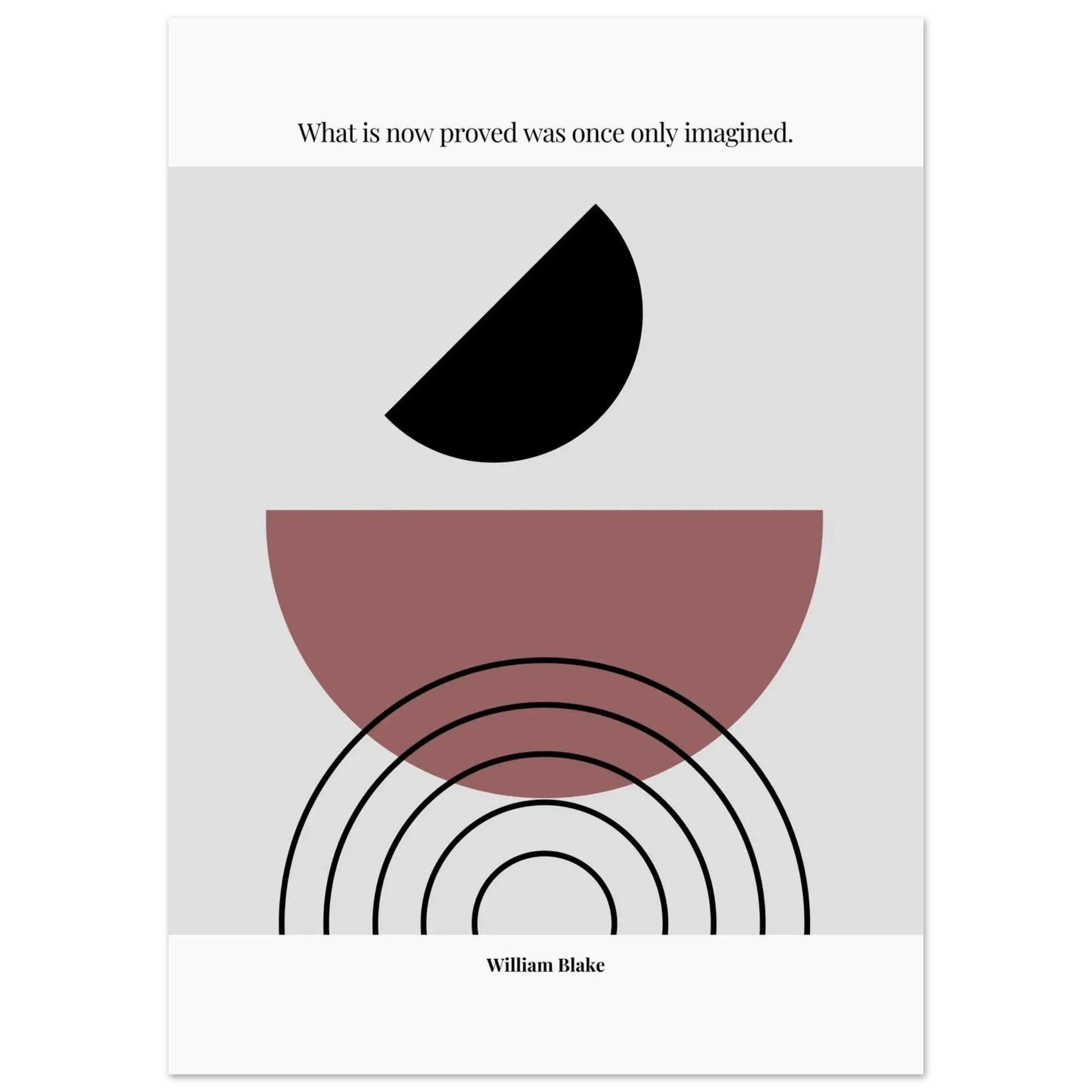 William Blake Quote  – Minimalist wall Decor-INK & FRAME STUDIO