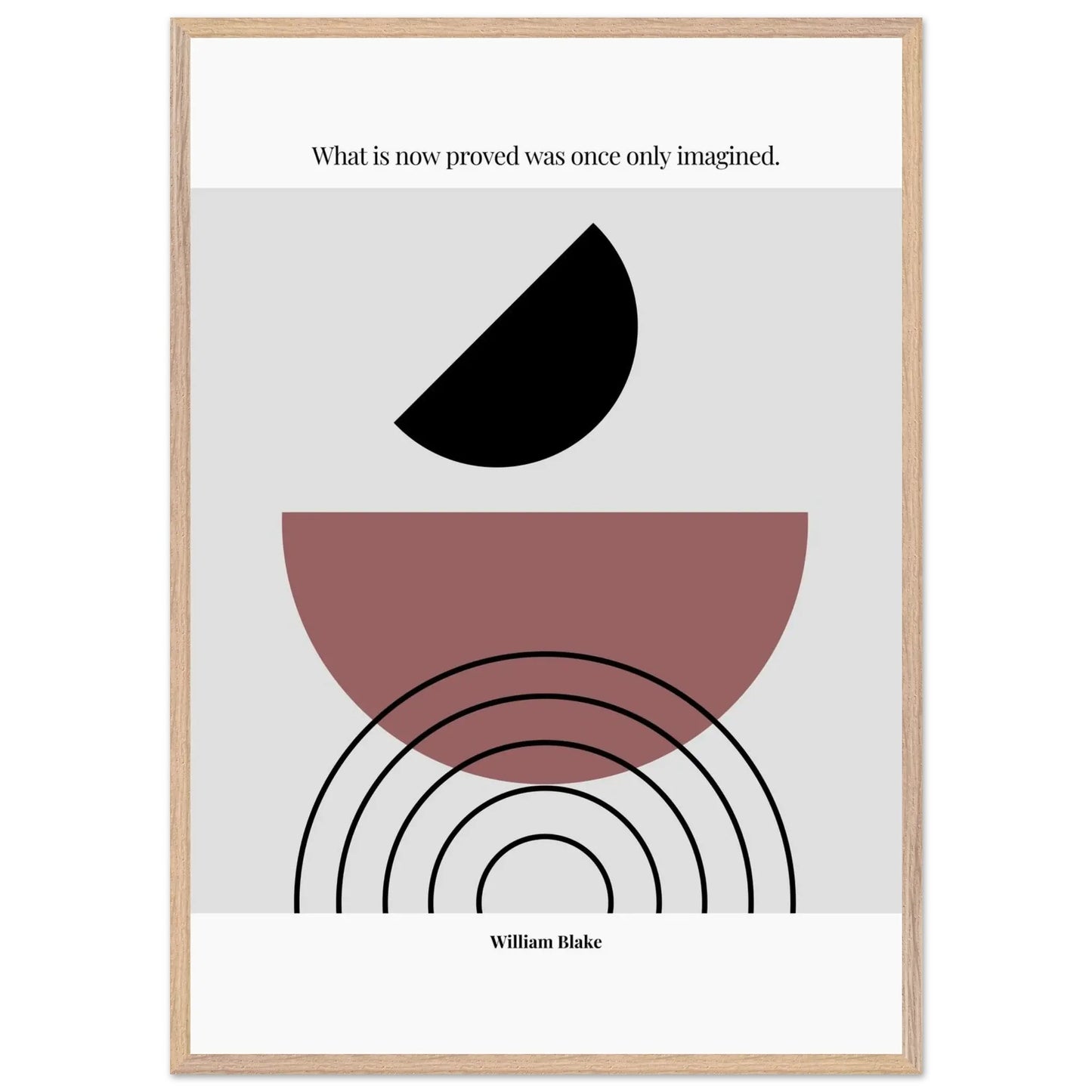 William Blake Quote  – Minimalist wall Decor-INK & FRAME STUDIO