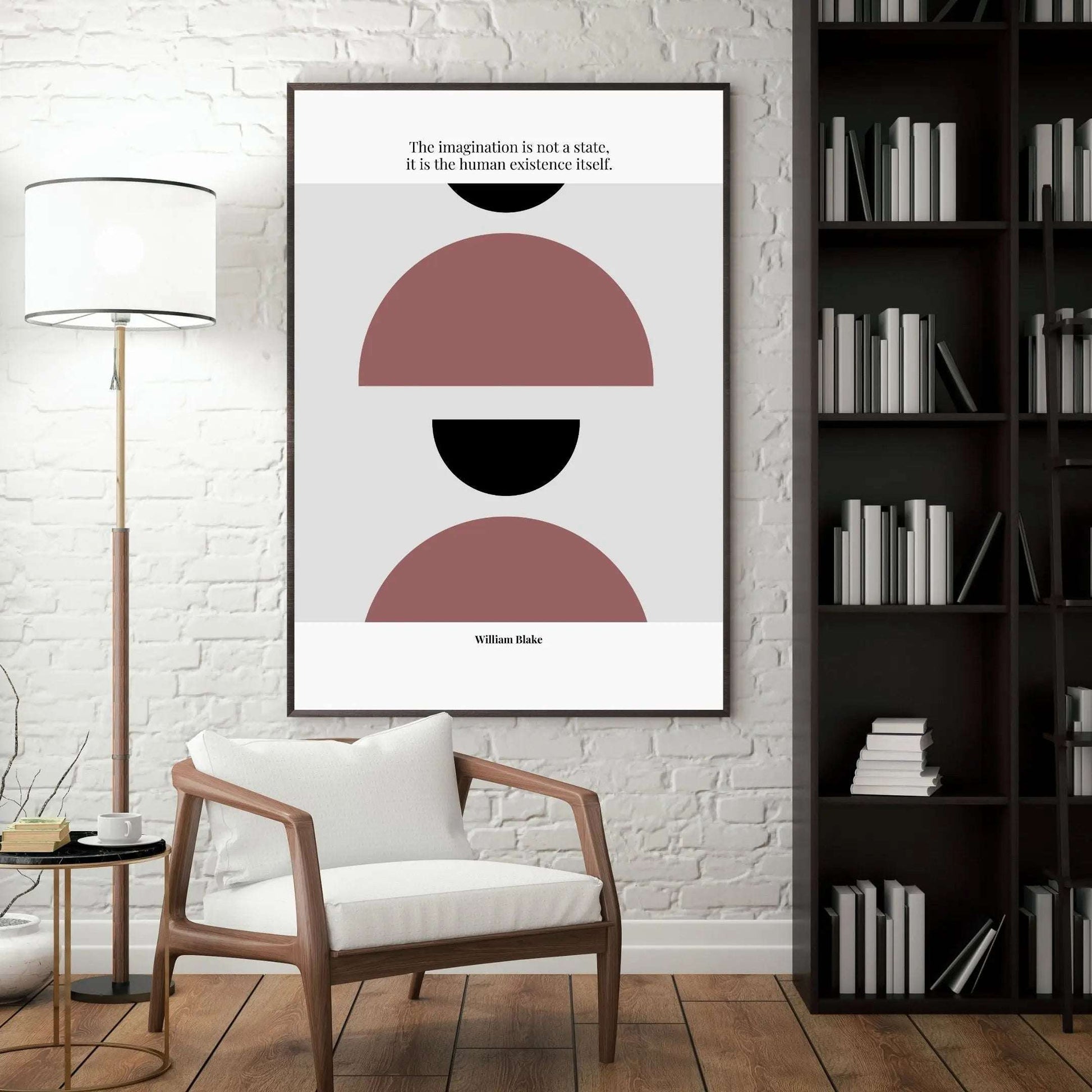 William Blake Quote Poster – Minimalist Literary Wall Art-INK & FRAME STUDIO