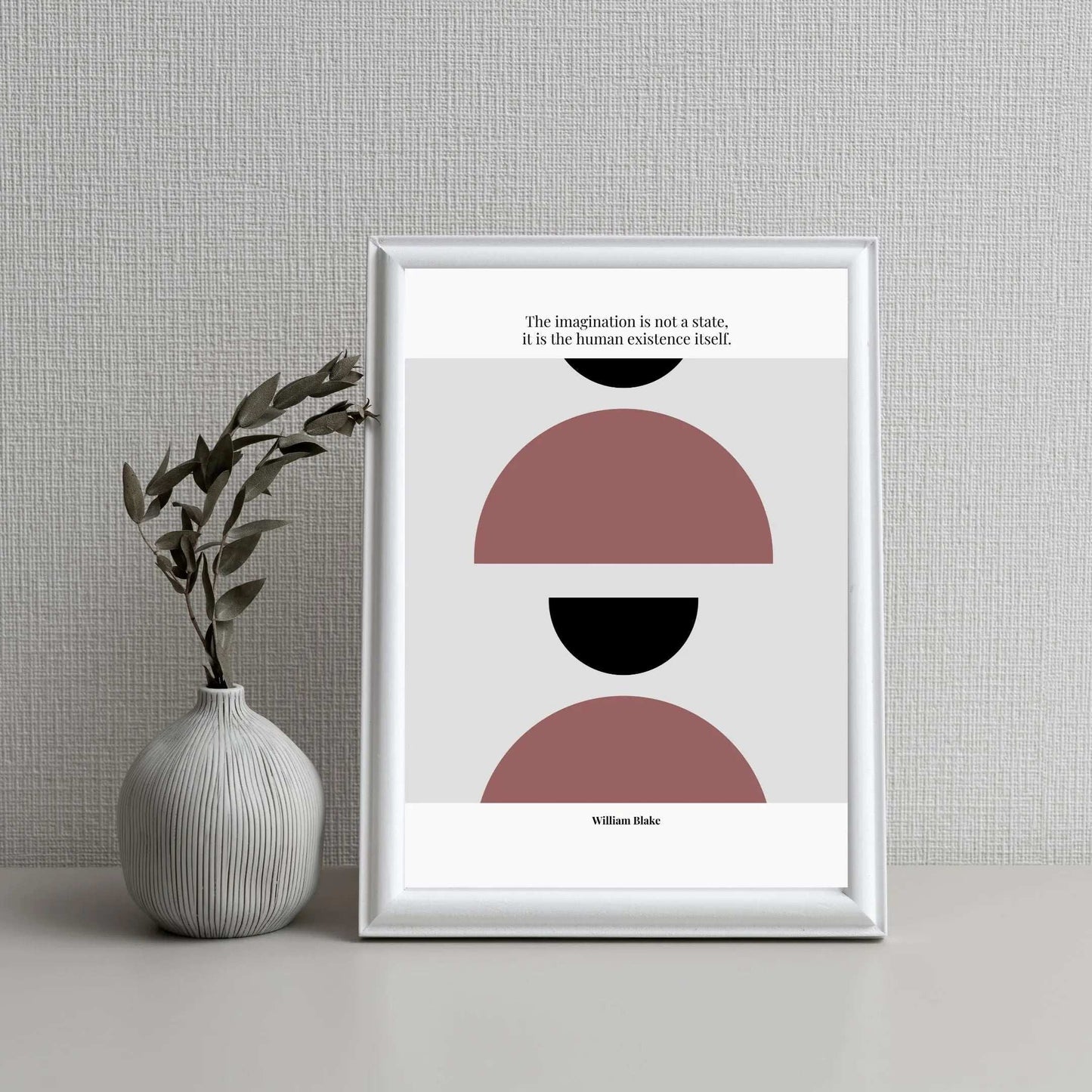 William Blake Quote Poster – Minimalist Literary Wall Art-INK & FRAME STUDIO