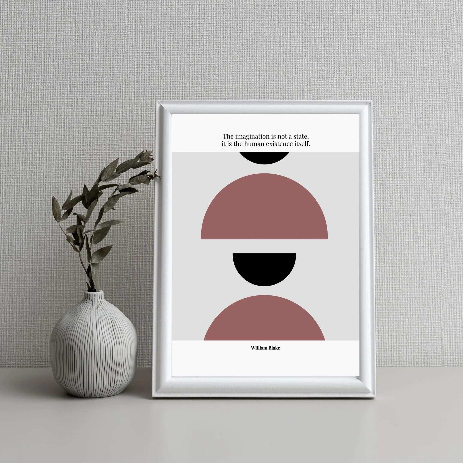 William Blake Quote Poster – Minimalist Literary Wall Art-INK & FRAME STUDIO