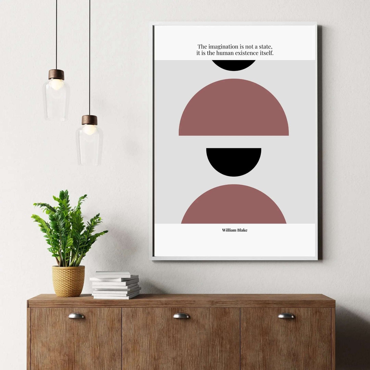 William Blake Quote Poster – Minimalist Literary Wall Art-INK & FRAME STUDIO