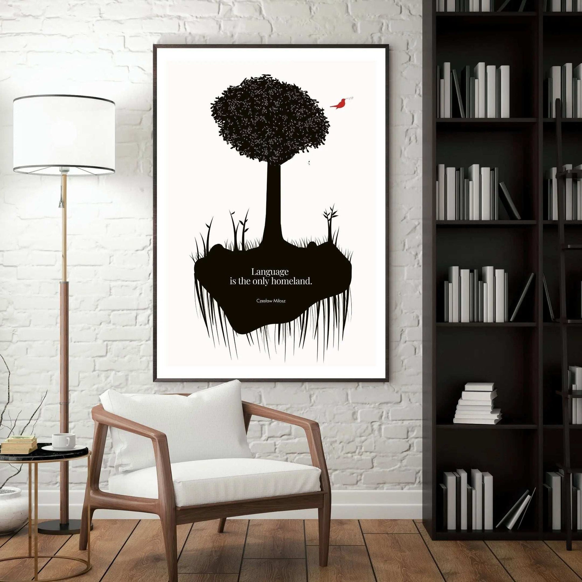 Czes?aw Mi?osz quote | Modern Wall Art-INK & FRAME STUDIO
