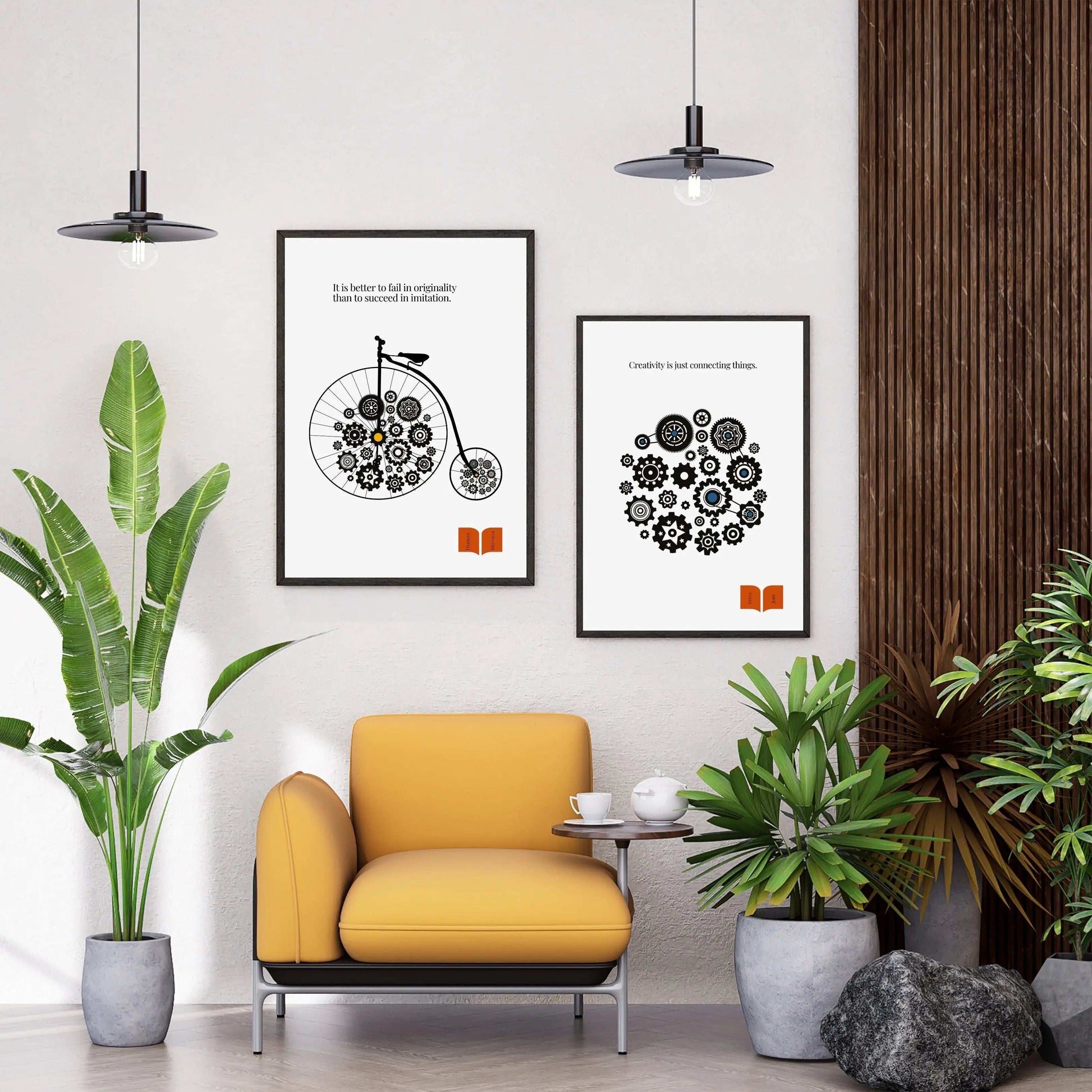 Herman Melville Famous Quote Print-INK & FRAME STUDIO