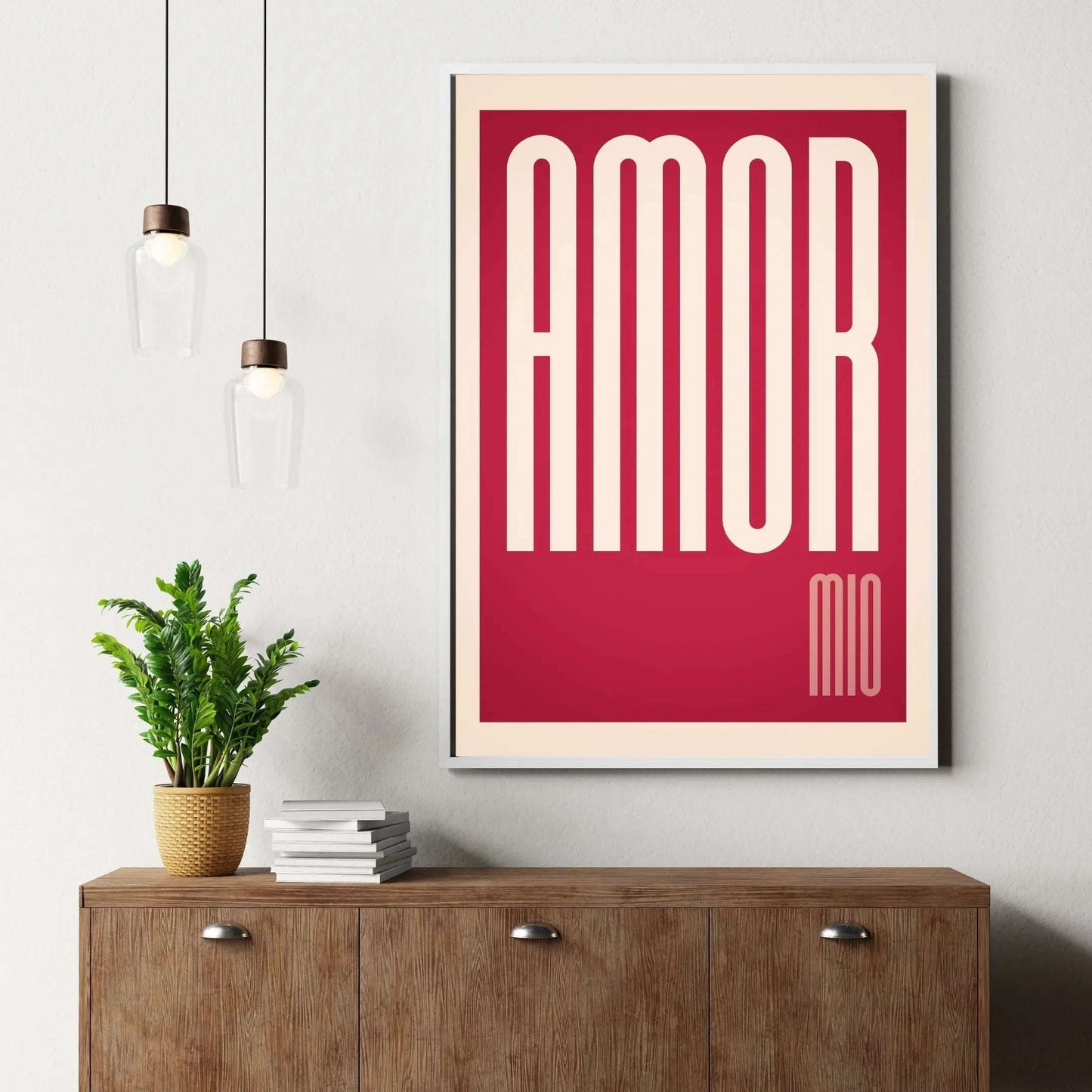 Amore Mio Print, My Love Print Italian Gift Poster-INK & FRAME STUDIO